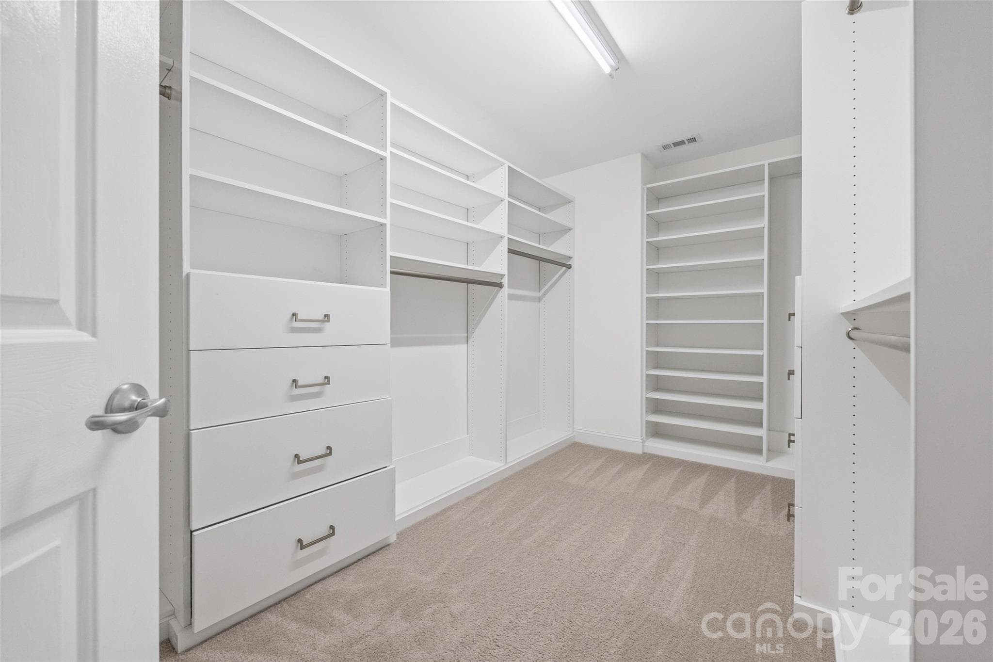 Primary custom closet - 9513 Seamill Road, Charlotte