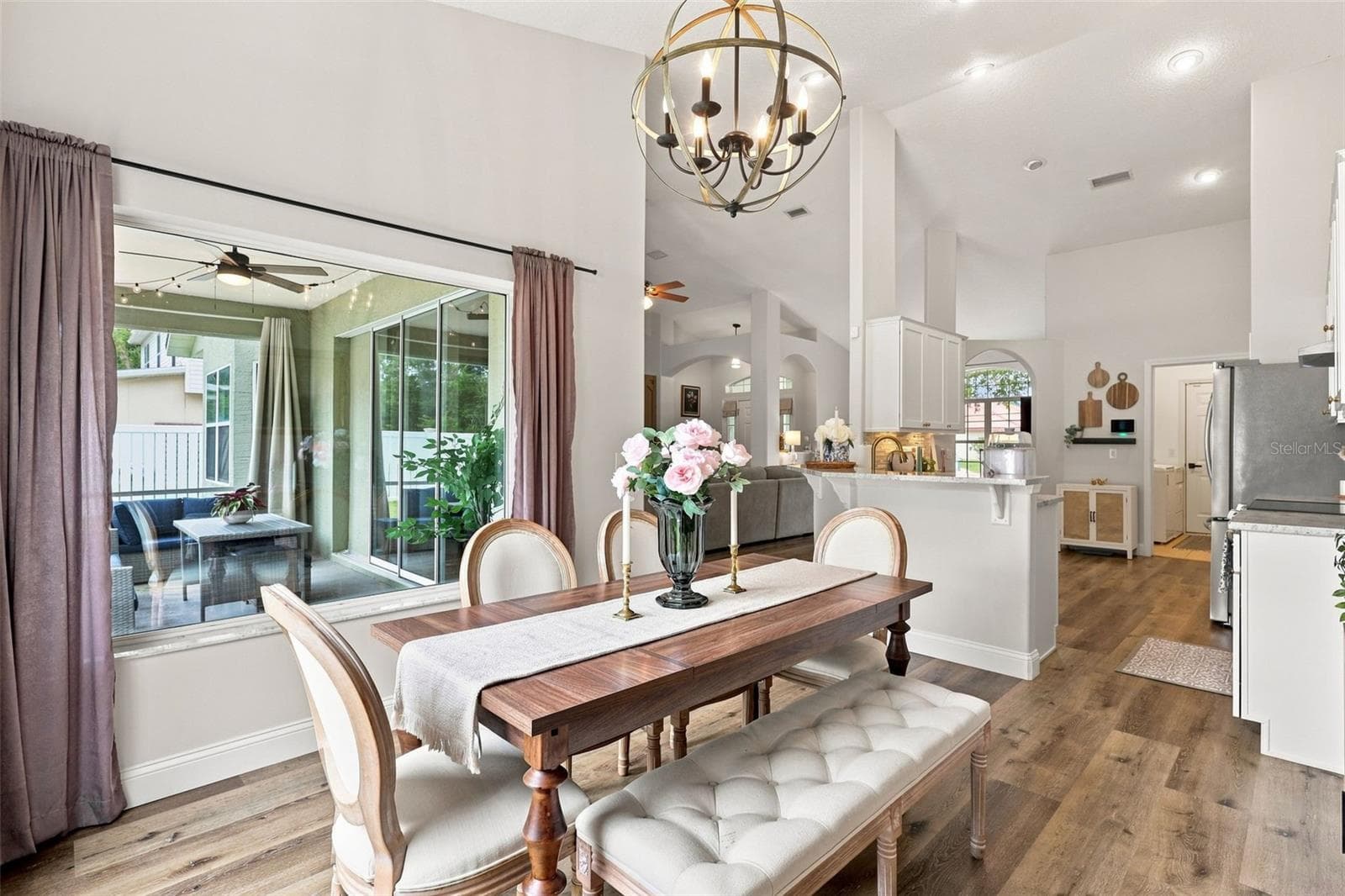Dining area from large, bay window. - 96 PARKVIEW DR, PALM COAST
