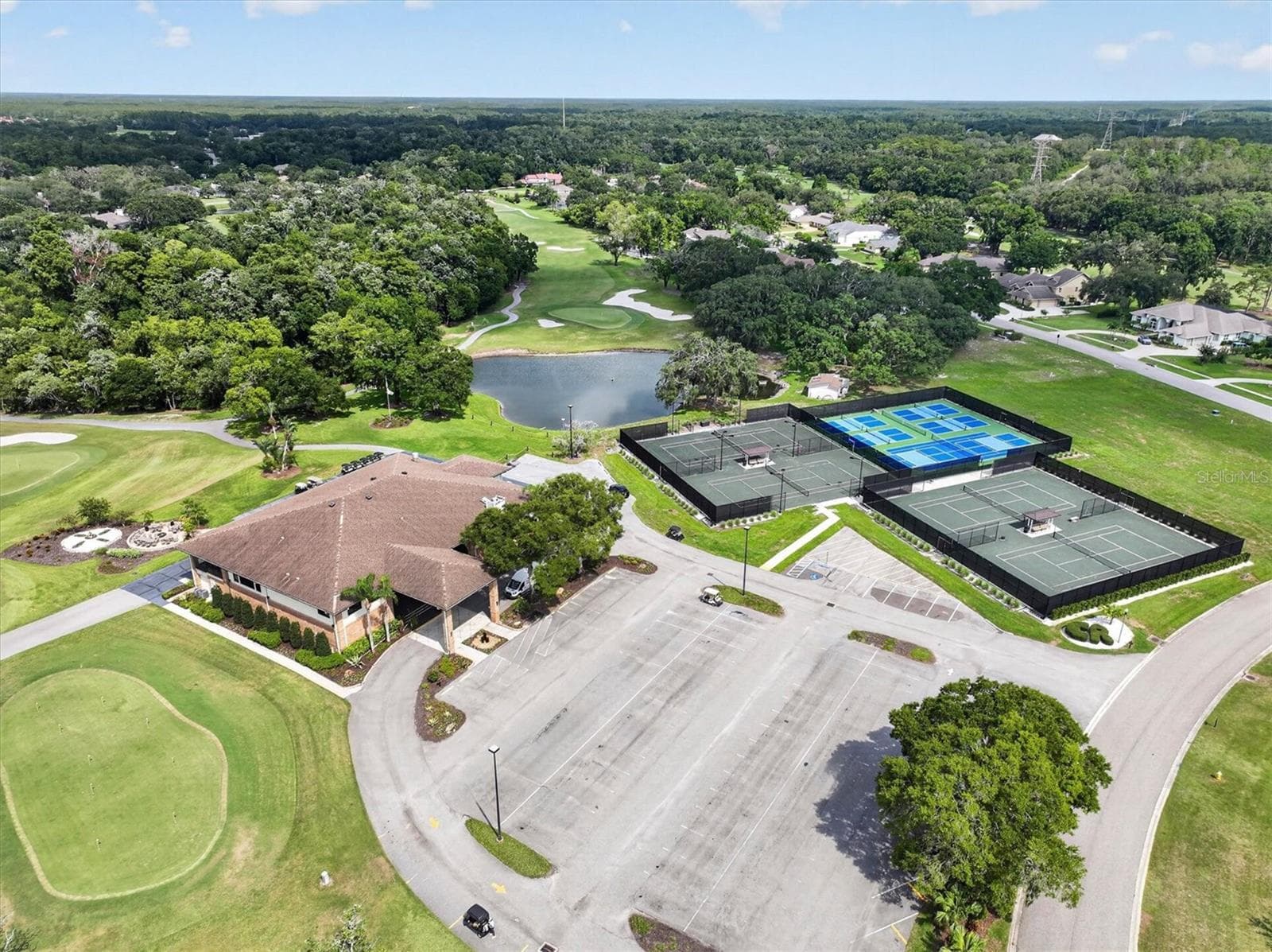 Aerial View Amenities - 2631 ROYAL LIVERPOOL DR, TARPON SPRINGS