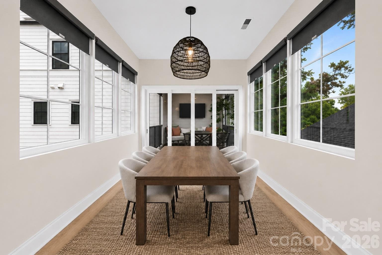 Dining Room (Virtual stage) - 3020 Cobbs Hill Road, Charlotte