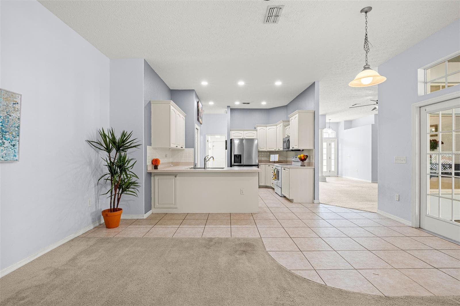 Main Kitchen from entrance to In-Law suite - 7904 OREGOLD DR, NEW PORT RICHEY