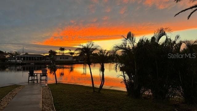 You'll be able to see beautiful sunsets like this right from your backyard! - 4320 FLORAMAR TER, NEW PORT RICHEY