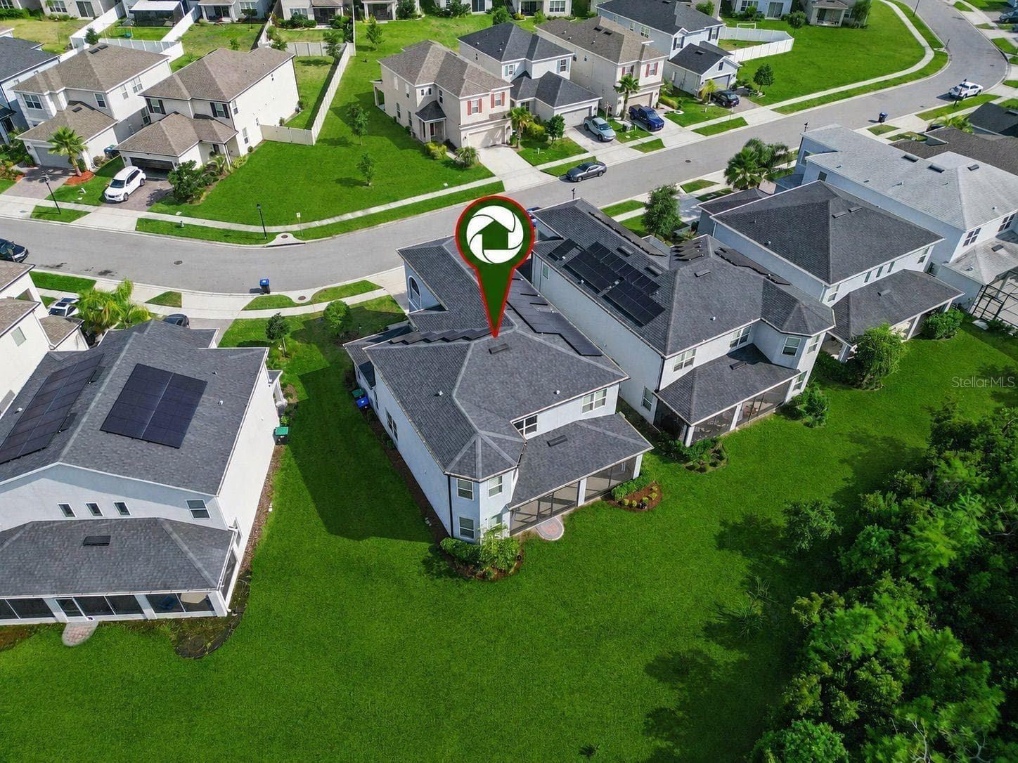 Aerial, Backyard - 1168 PANDO LOOP, ORLANDO