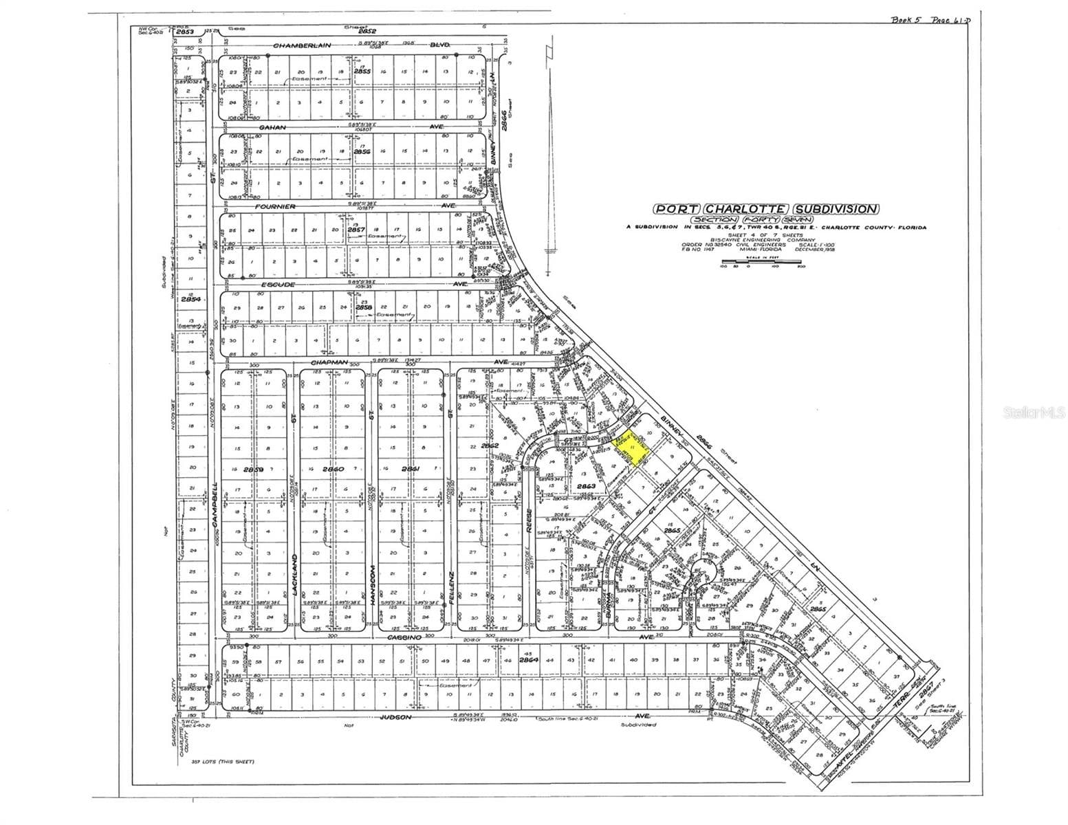 Plat Map - 428 REESE ST, PORT CHARLOTTE