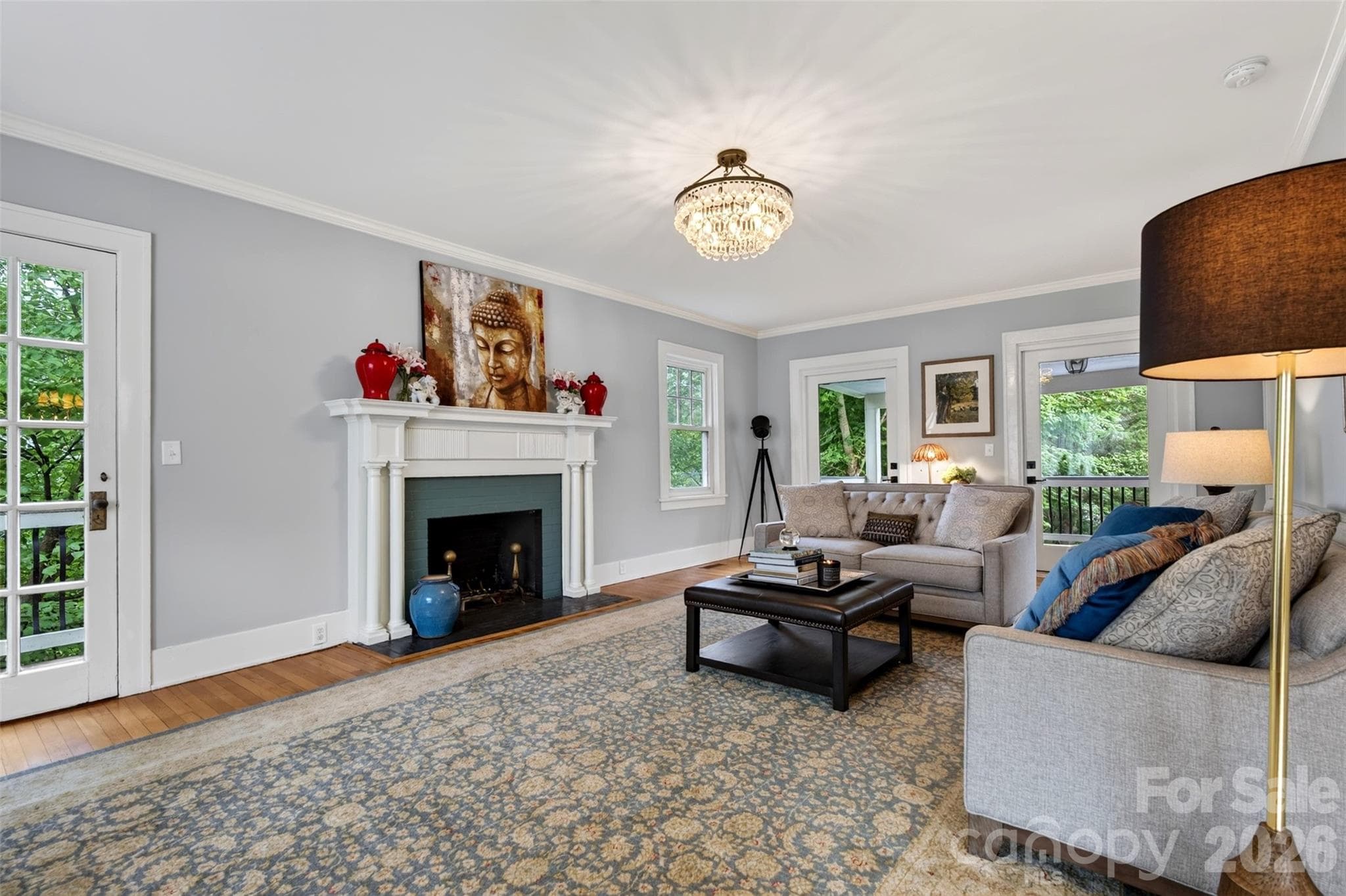 Living Room - 55 Edgemont Road, Asheville