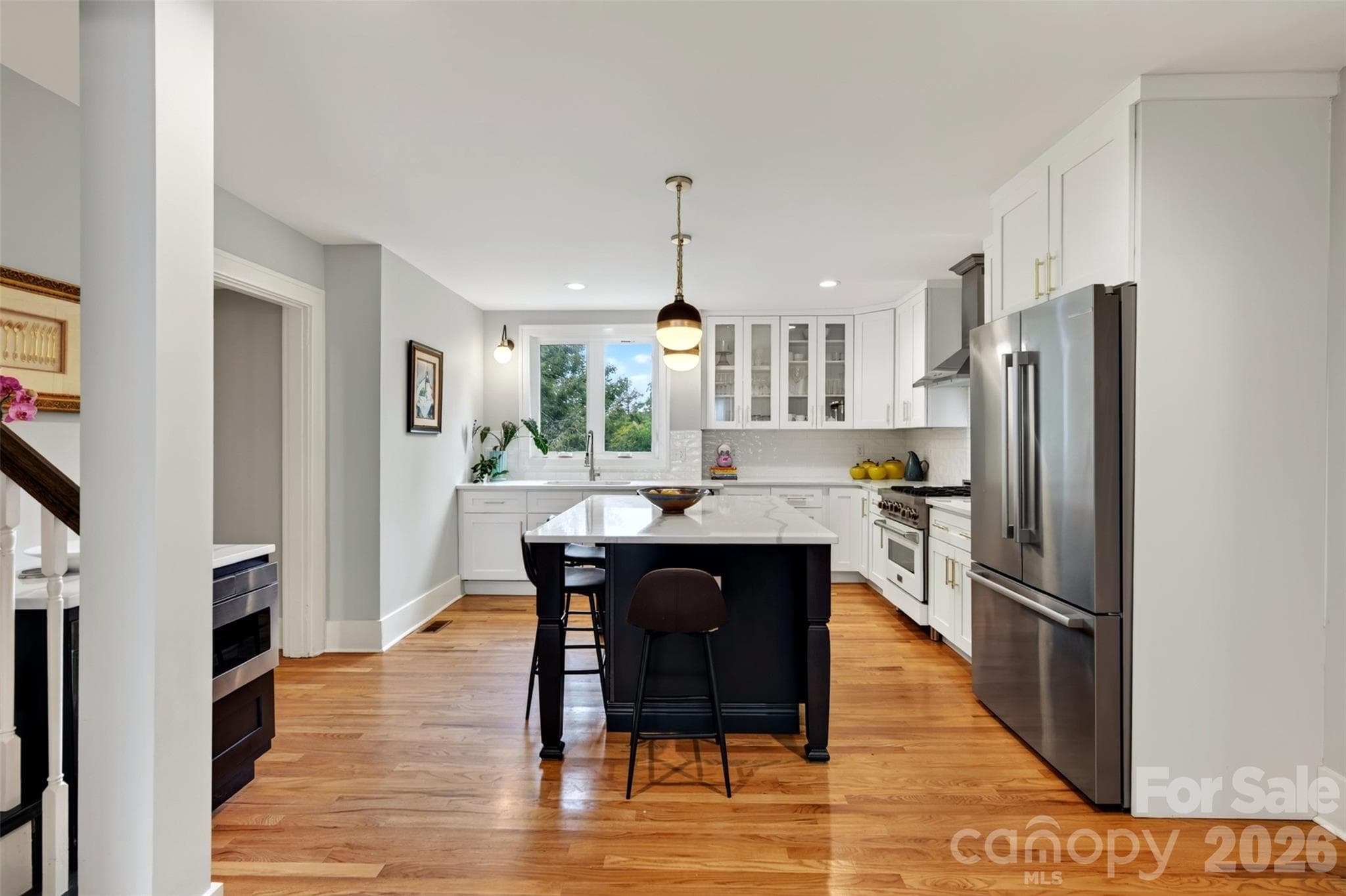 Kitchen from dining area - 55 Edgemont Road, Asheville