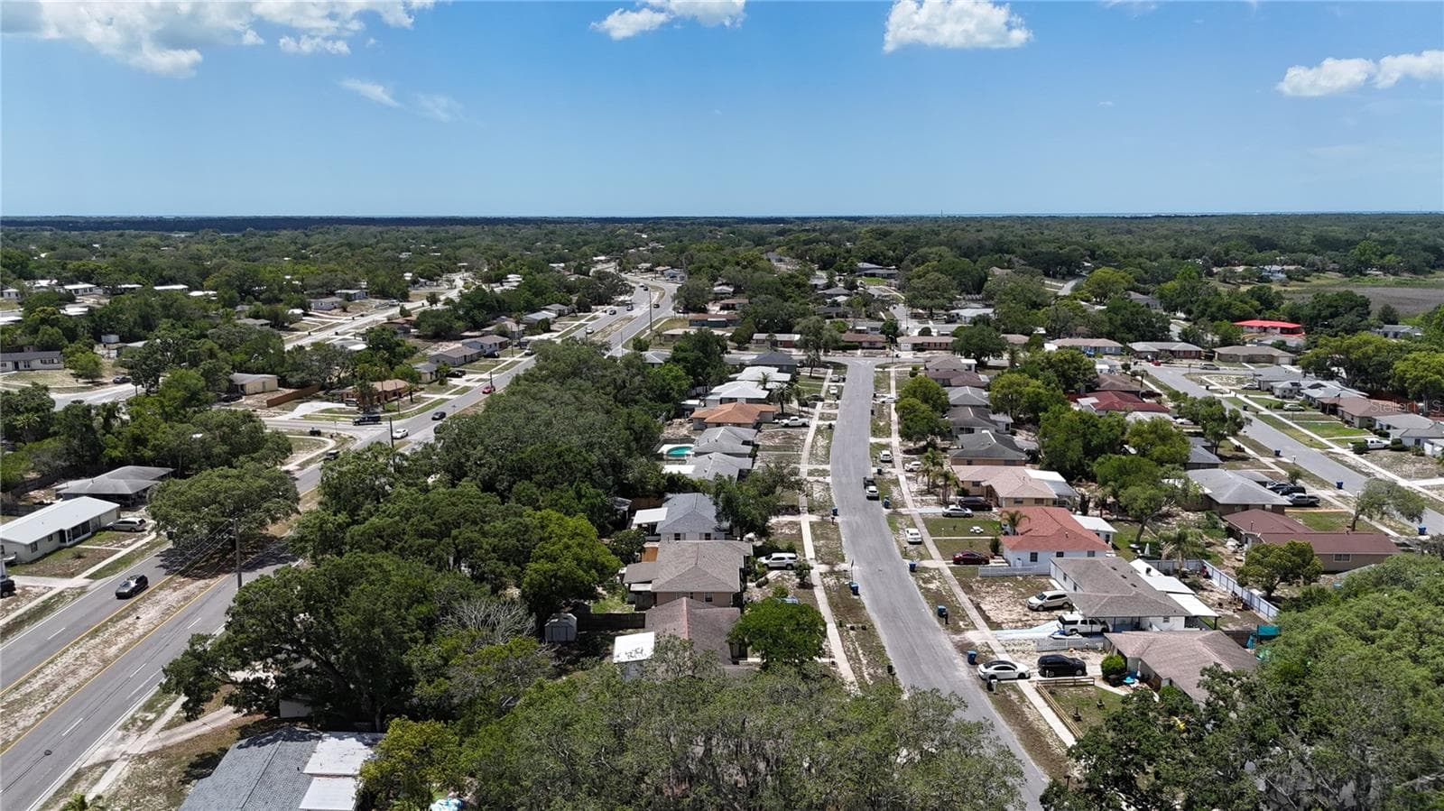 Aerial View of Subject Property - 7162 CAMBRIDGE ST, SPRING HILL