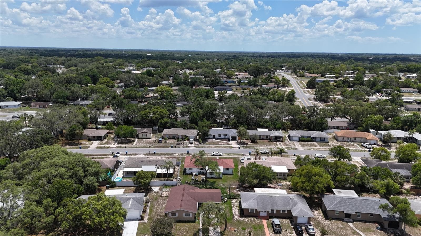 Aerial View of Subject Property - 7162 CAMBRIDGE ST, SPRING HILL