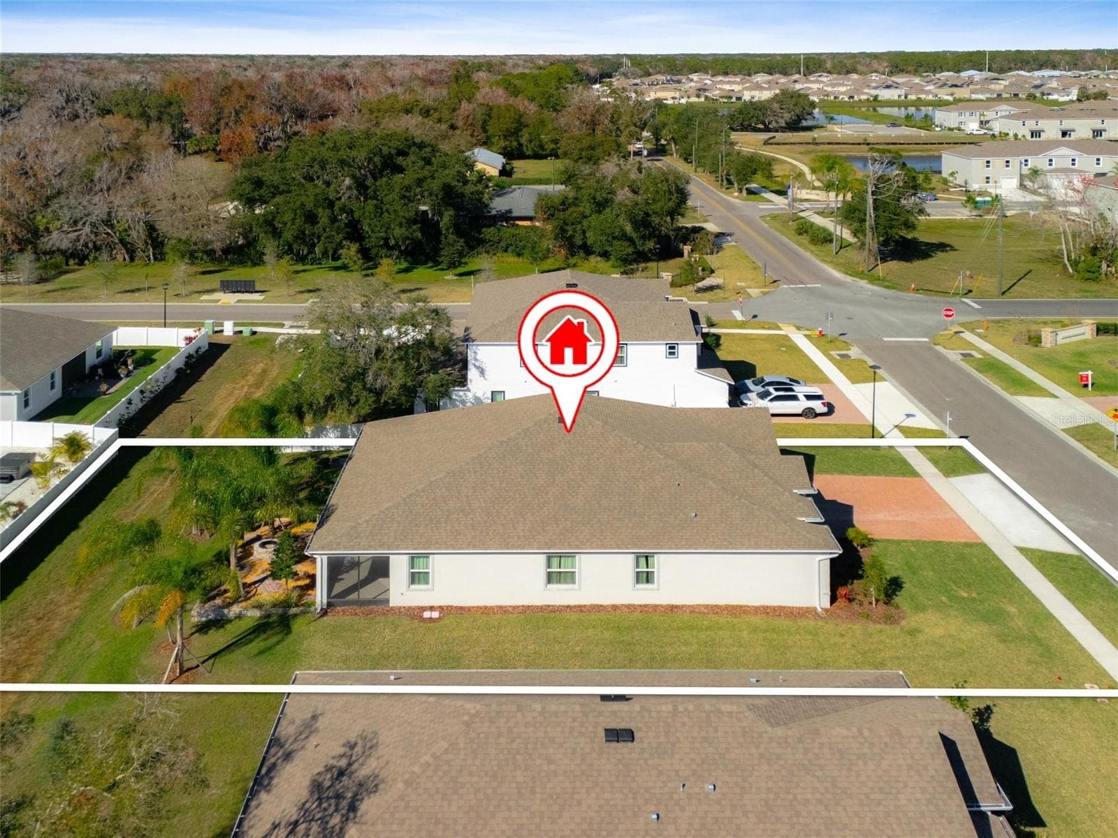 Aerial View - 2214 ELEGANT MANOR CIR, EDGEWATER