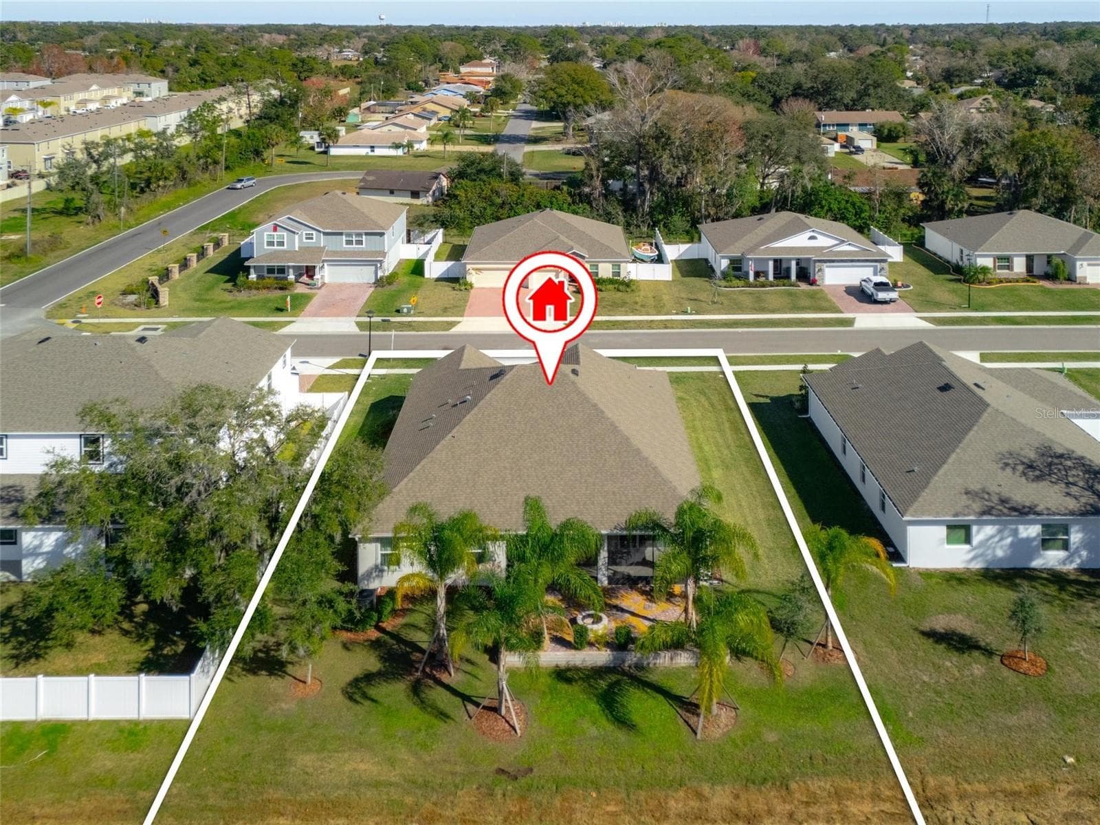 Aerial View - 2214 ELEGANT MANOR CIR, EDGEWATER