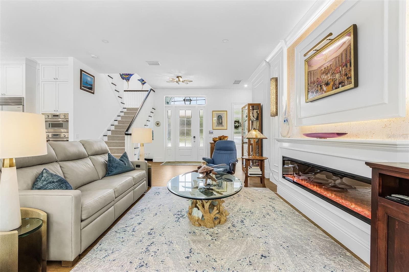 Gas Fireplace - 1426 S OSPREY AVE, SARASOTA