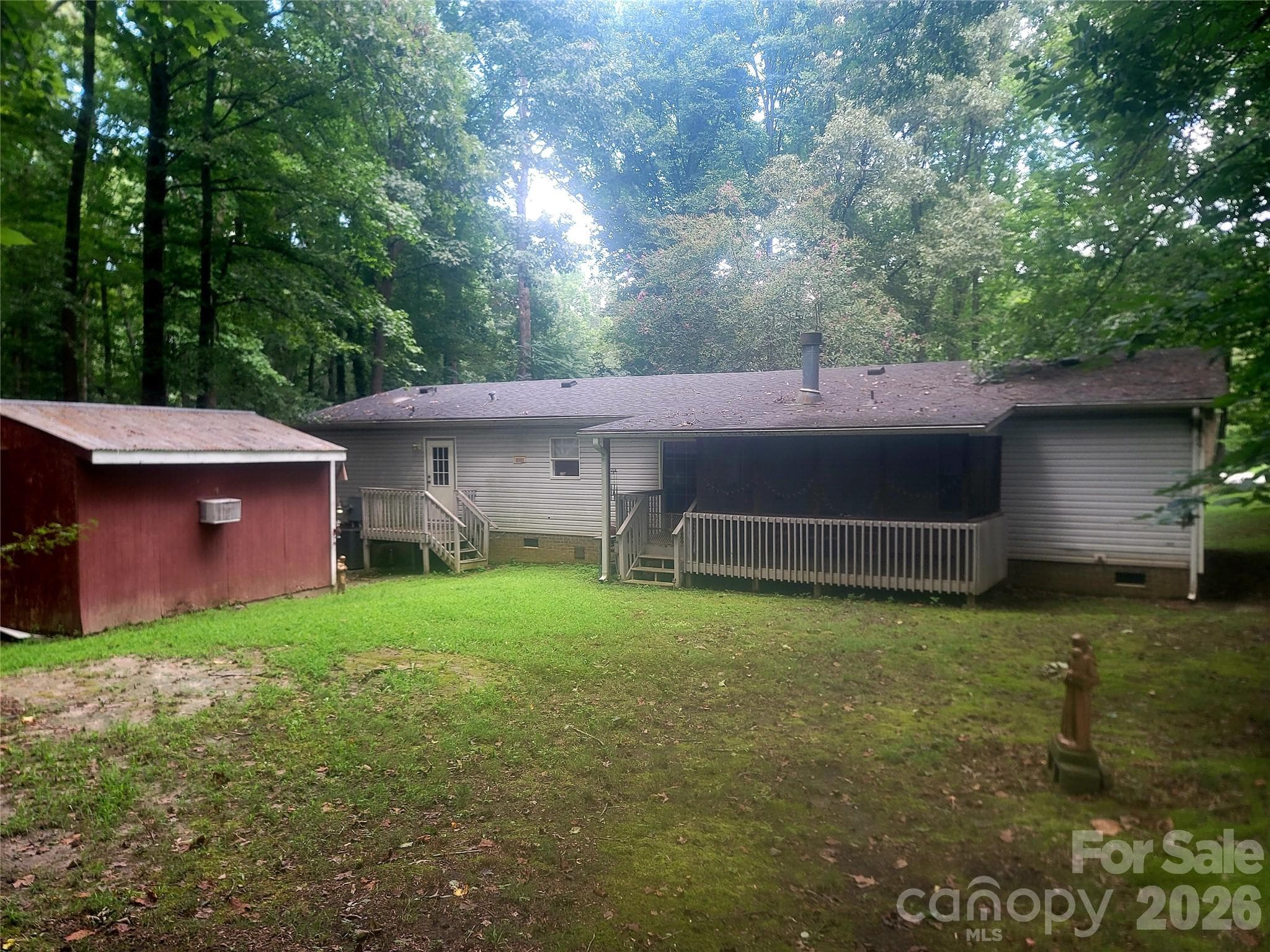 Back of home - 121 Sylvan Drive, Statesville