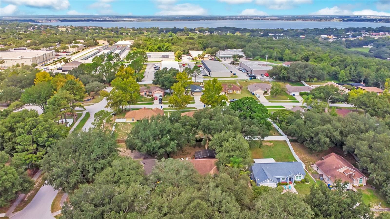 Aerial views toward Lake Minneola - 836 ELM FOREST DR, MINNEOLA