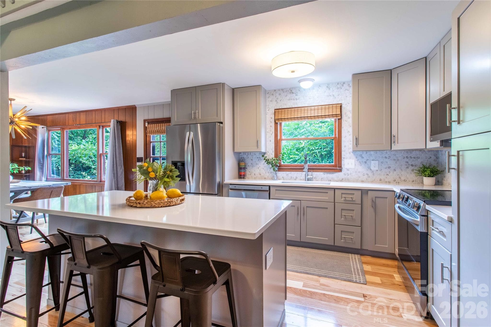 Gourmet Kitchen with island seating - 132 Hurd Road, Canton