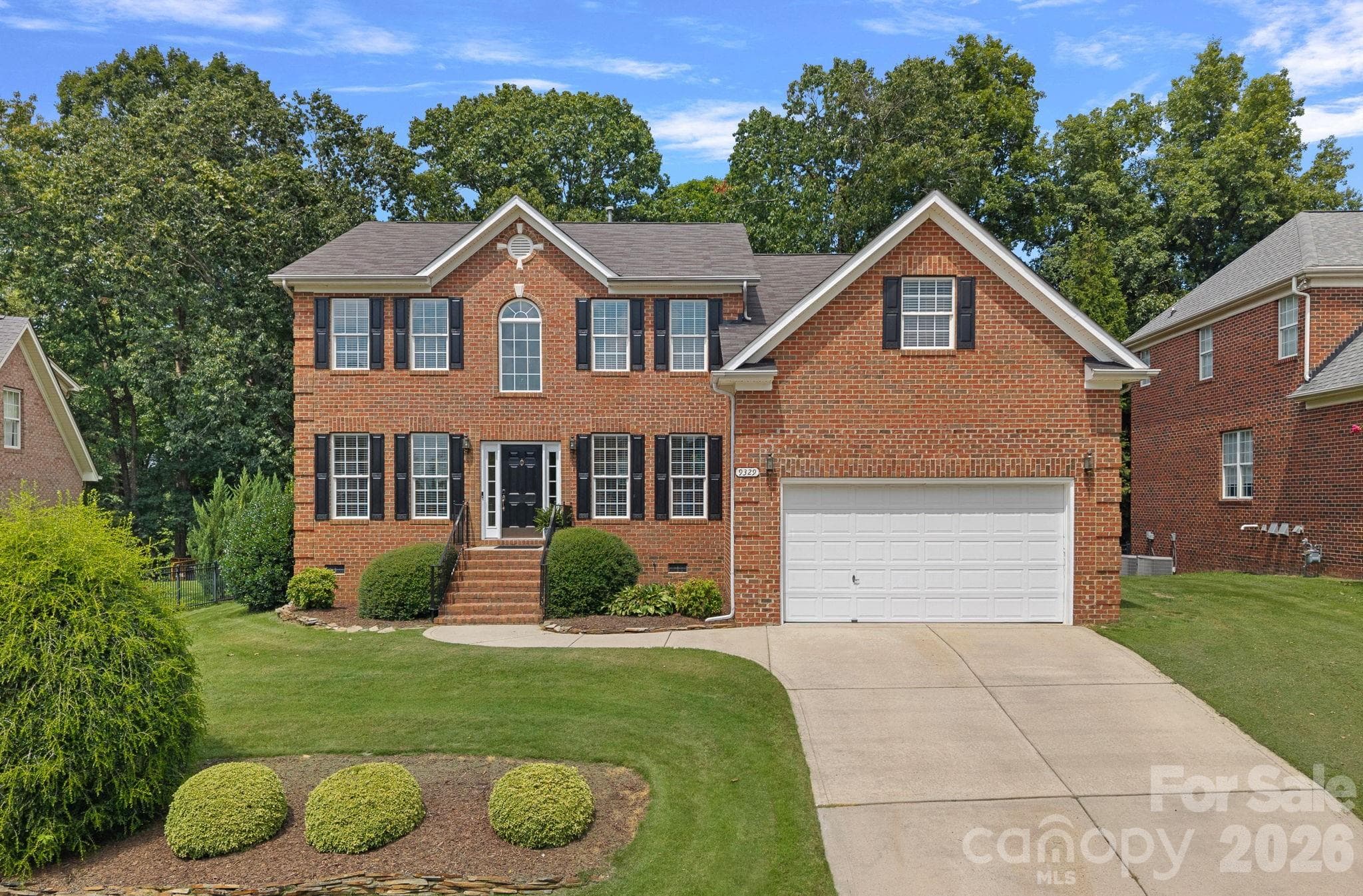 Front view of home - 4 sides brick - Huntersville