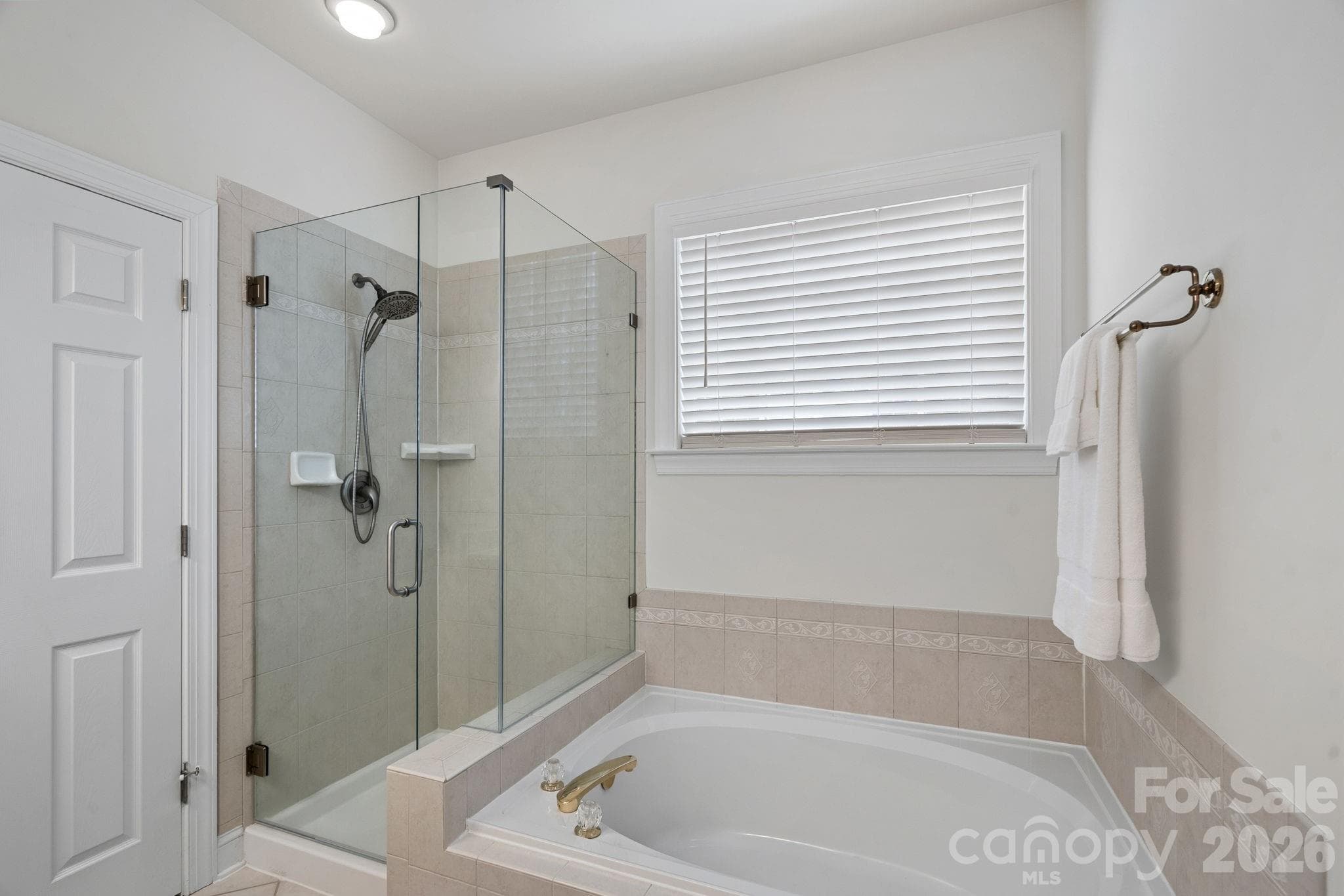 NEW seamless shower door and new fixtures - Huntersville