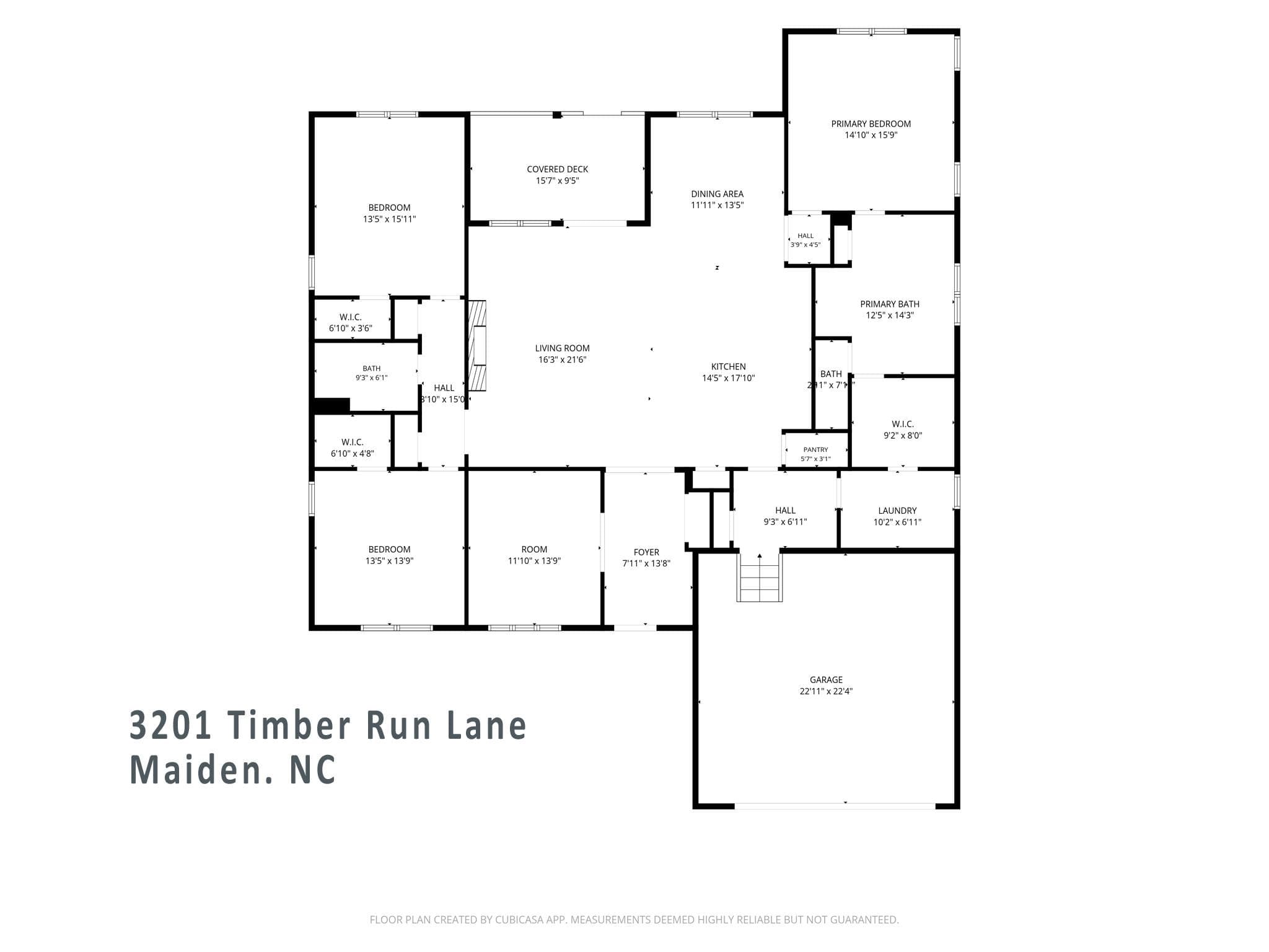 Single Family Residence at 3201 Timber Run Lane, Maiden, photo 40 of 40