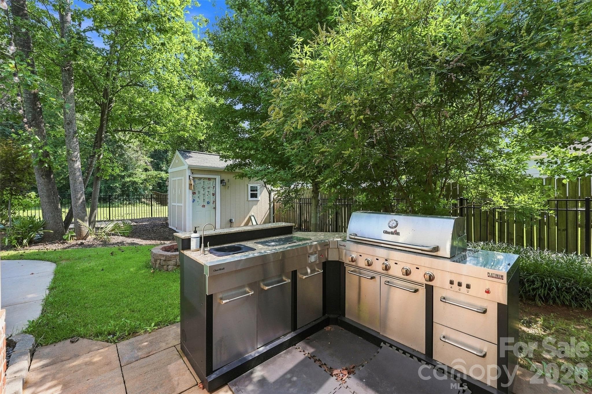 Outdoor Kitchen - 126 Misty Woods Drive, Clover