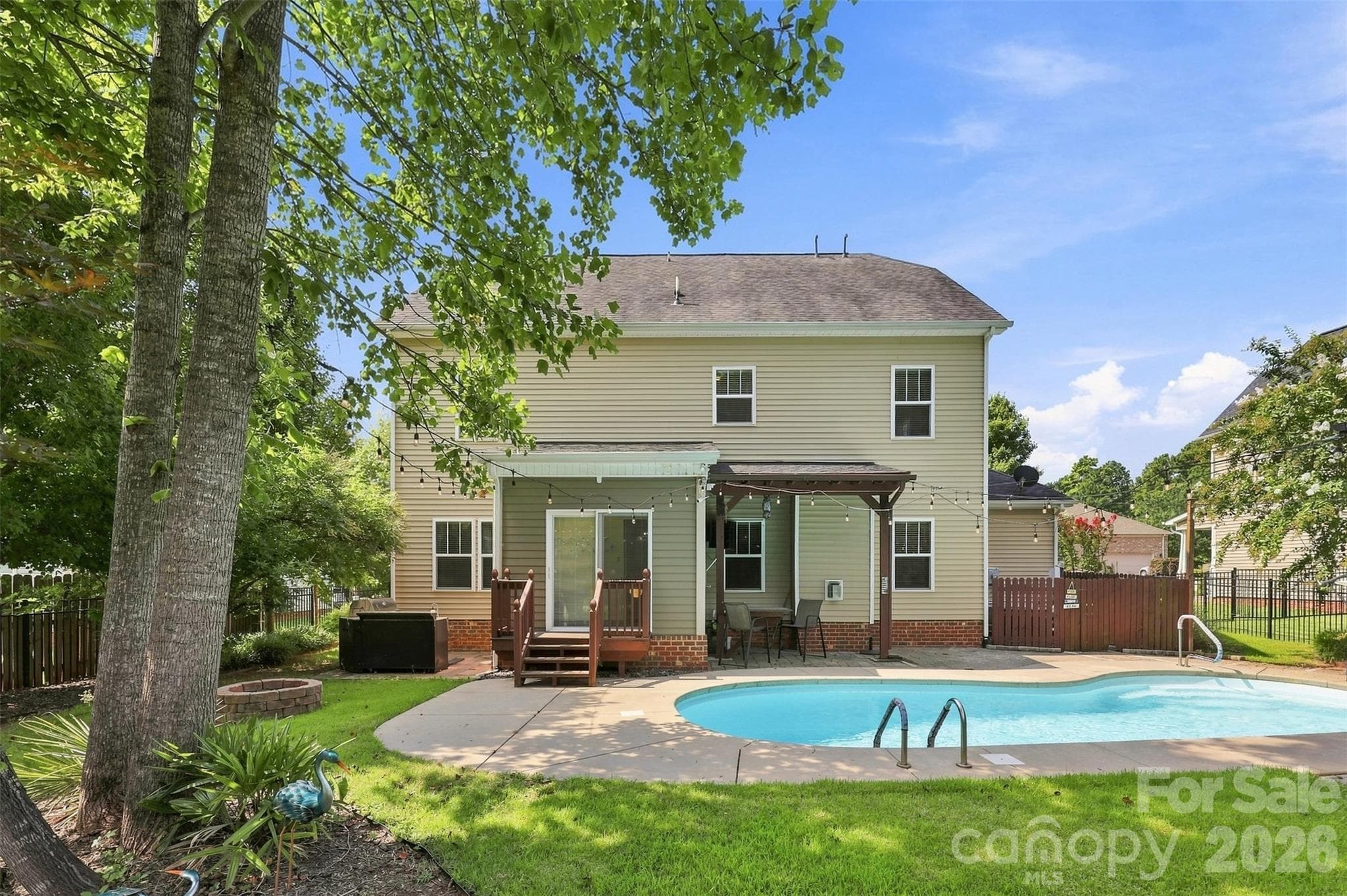 Back View - 126 Misty Woods Drive, Clover