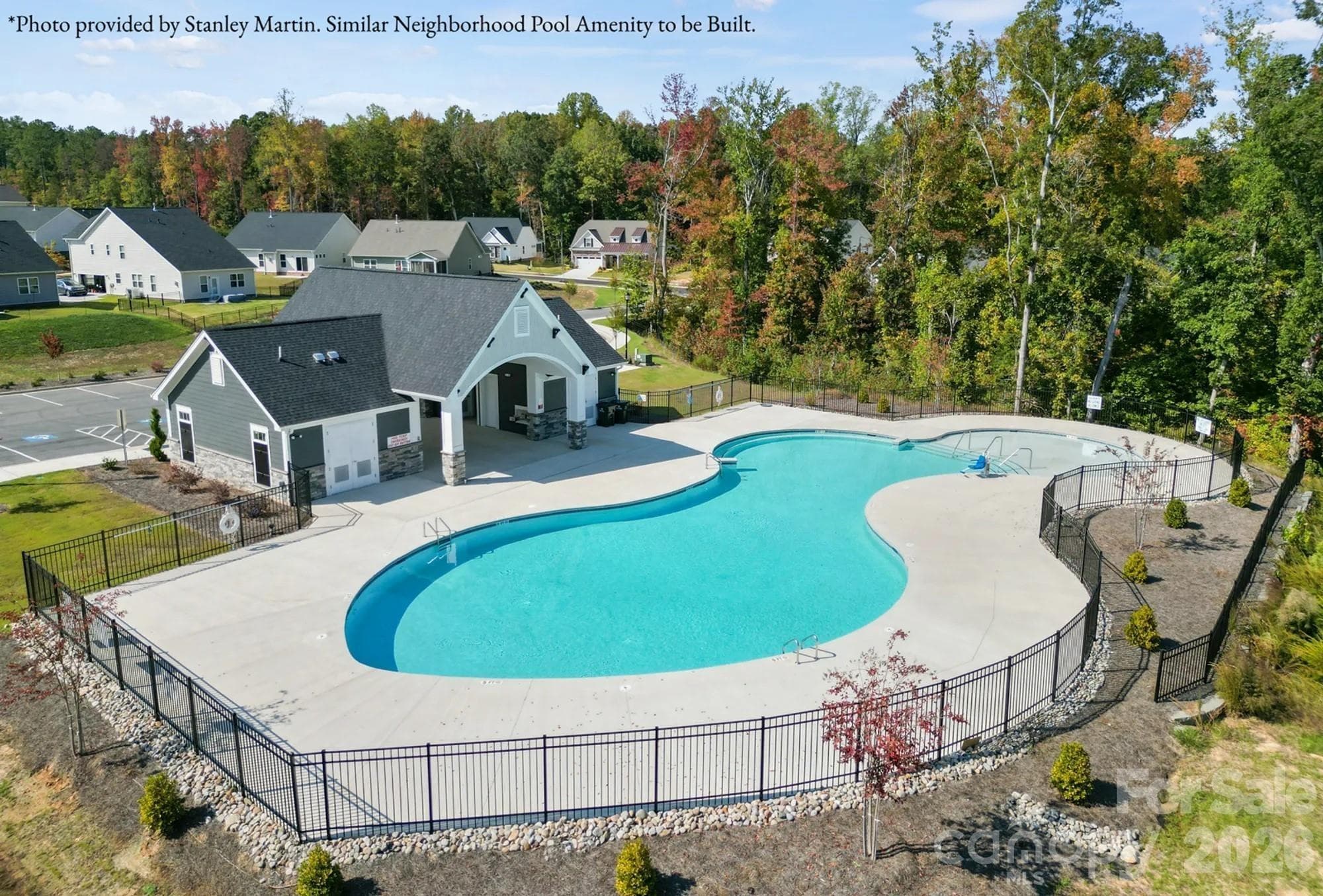Rendering of upcoming Pool and Clubhouse - 1315 Bansal Drive, Charlotte