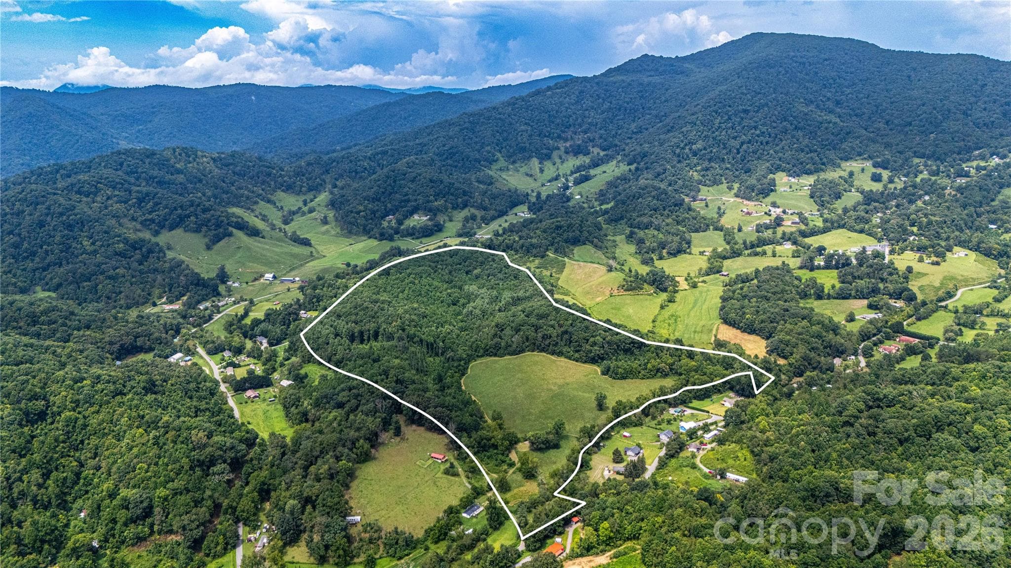 Property is from ridgetop to ridgetop - 132 Hurd Road, Canton