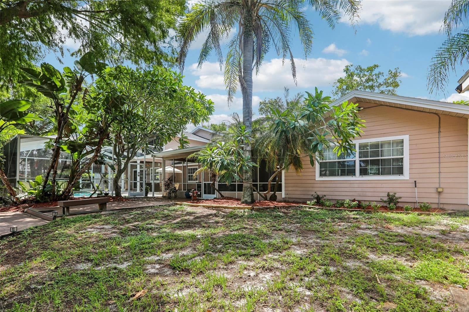 Back yard - 3131 N CANAL DR, PALM HARBOR