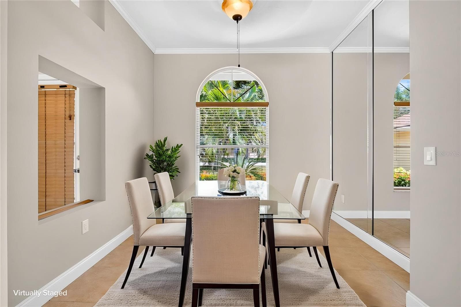 staged dining room - 5410 61ST ST E, BRADENTON