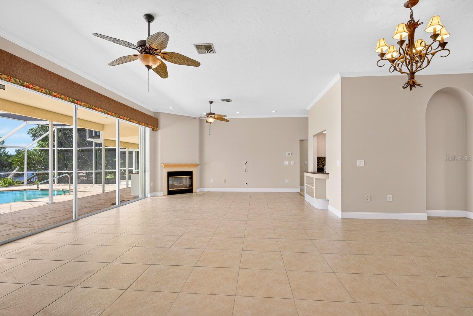 living and family room - 5410 61ST ST E, BRADENTON