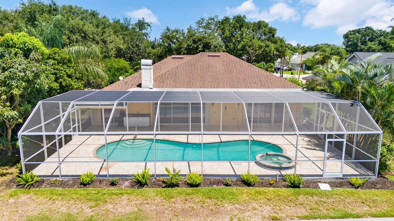 back view of the house - 5410 61ST ST E, BRADENTON