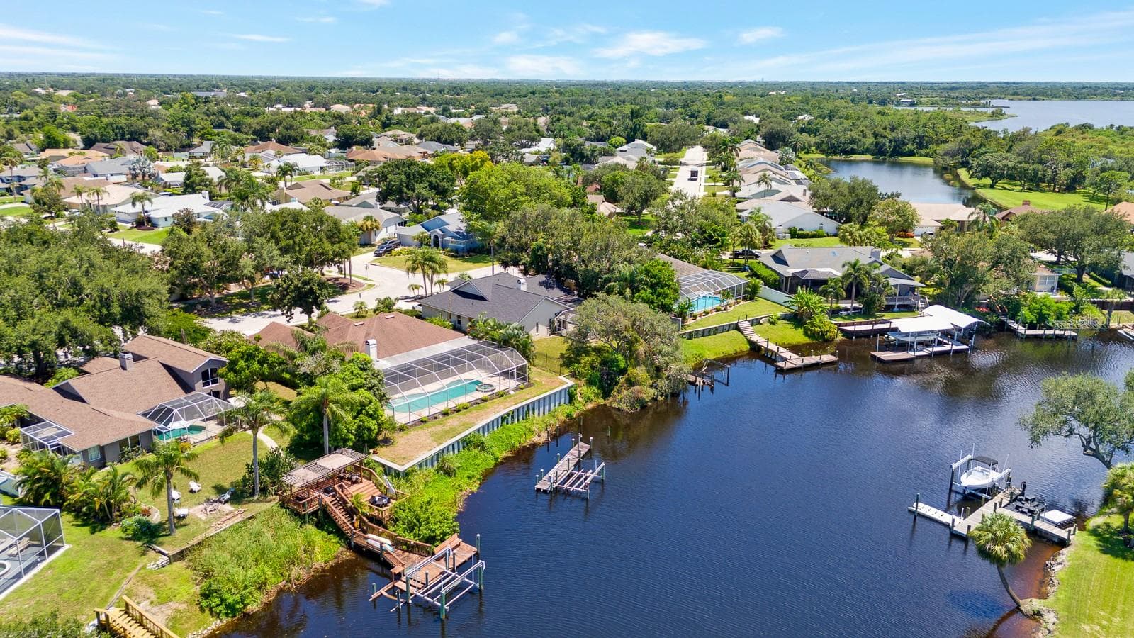 view from the river - 5410 61ST ST E, BRADENTON