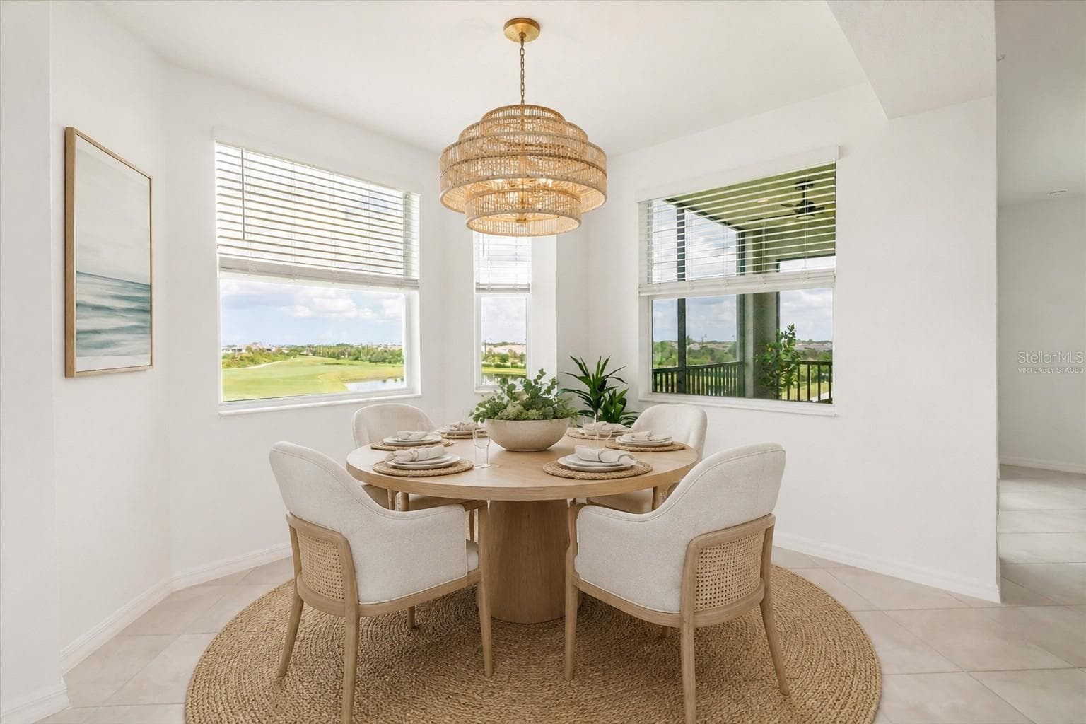 VIRTUALLY STAGED DINING ROOM - 17625 OPAL SAND DR #307, VENICE