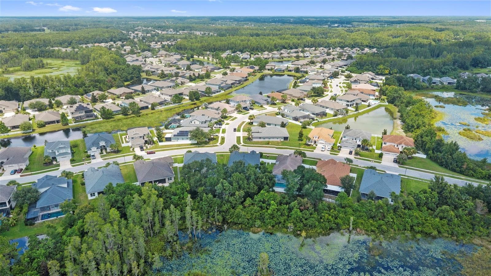 Aerial - 19714 LONESOME PINE DR, LAND O LAKES