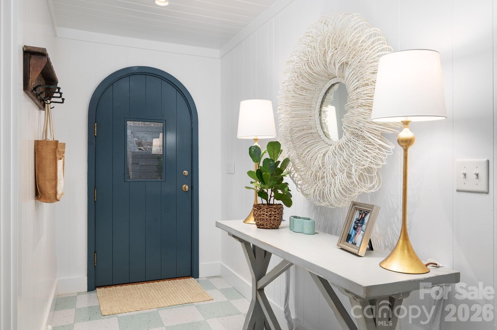 Original period floors, and charming architectural details such as arched doorway and entry, - 183 Blarney Road, Lake Lure