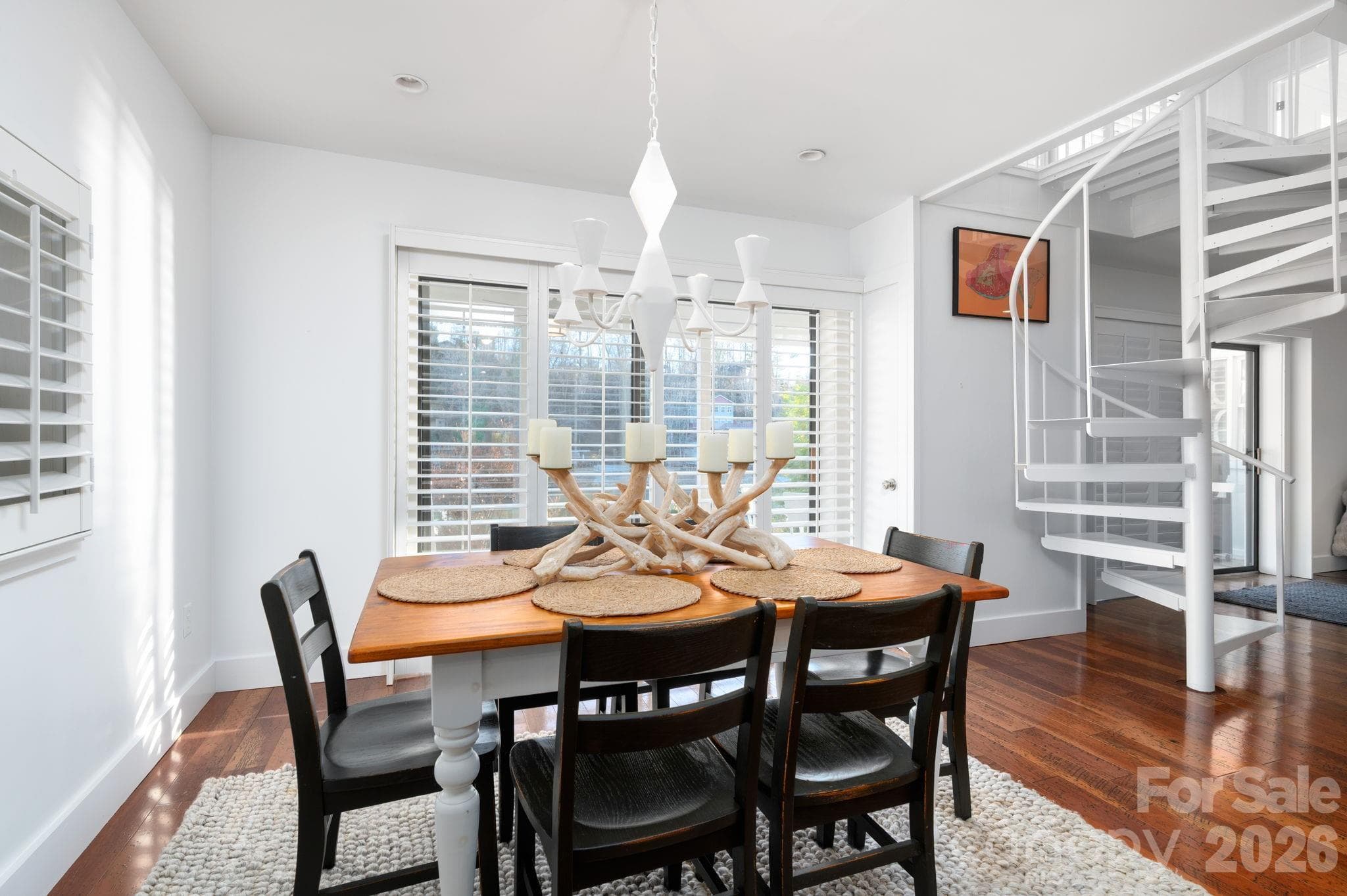 Dining Room Overlooking water - 183 Blarney Road, Lake Lure