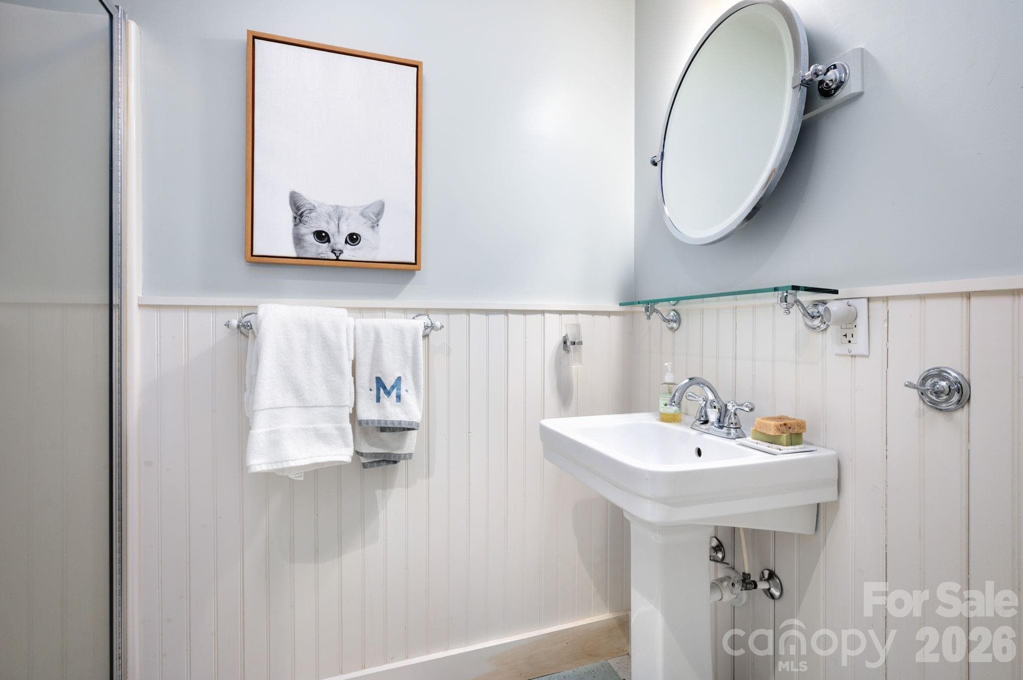 Lower level bathroom features shower - 183 Blarney Road, Lake Lure