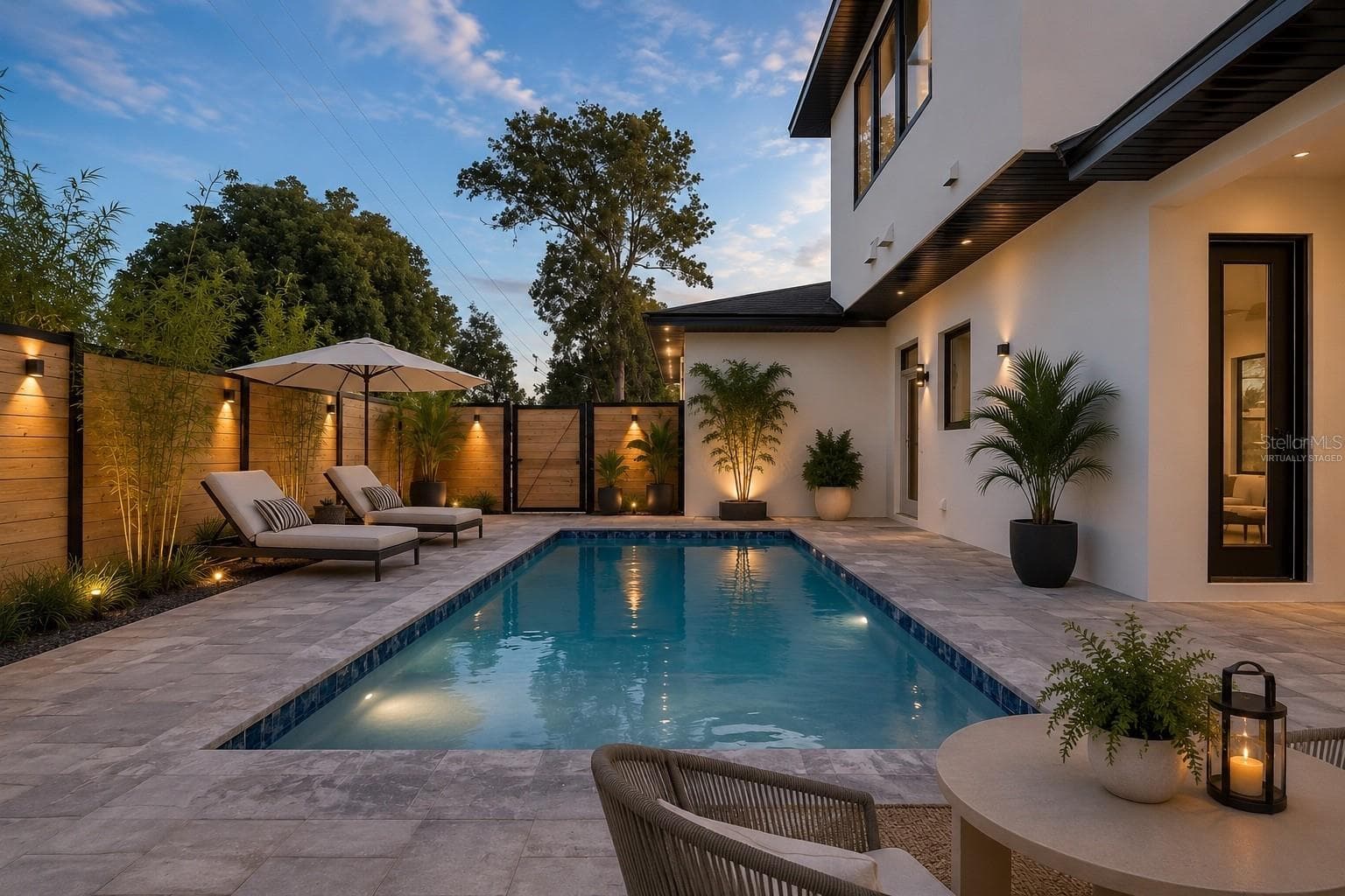 Backyard Pool- Virtually Staged - 641 NORTHWOOD CIRCLE, WINTER PARK