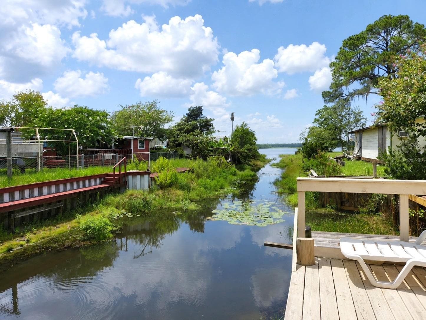 Canal Frontage - 23824 NE 188TH PL, FORT MC COY