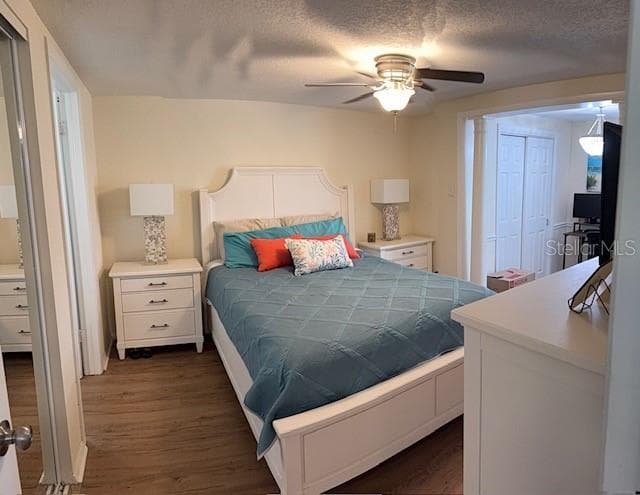 Large primary bedroom with access to the patio with storage that leads to the back patio with covered cabana. - 3444 TROPHY BLVD, NEW PORT RICHEY