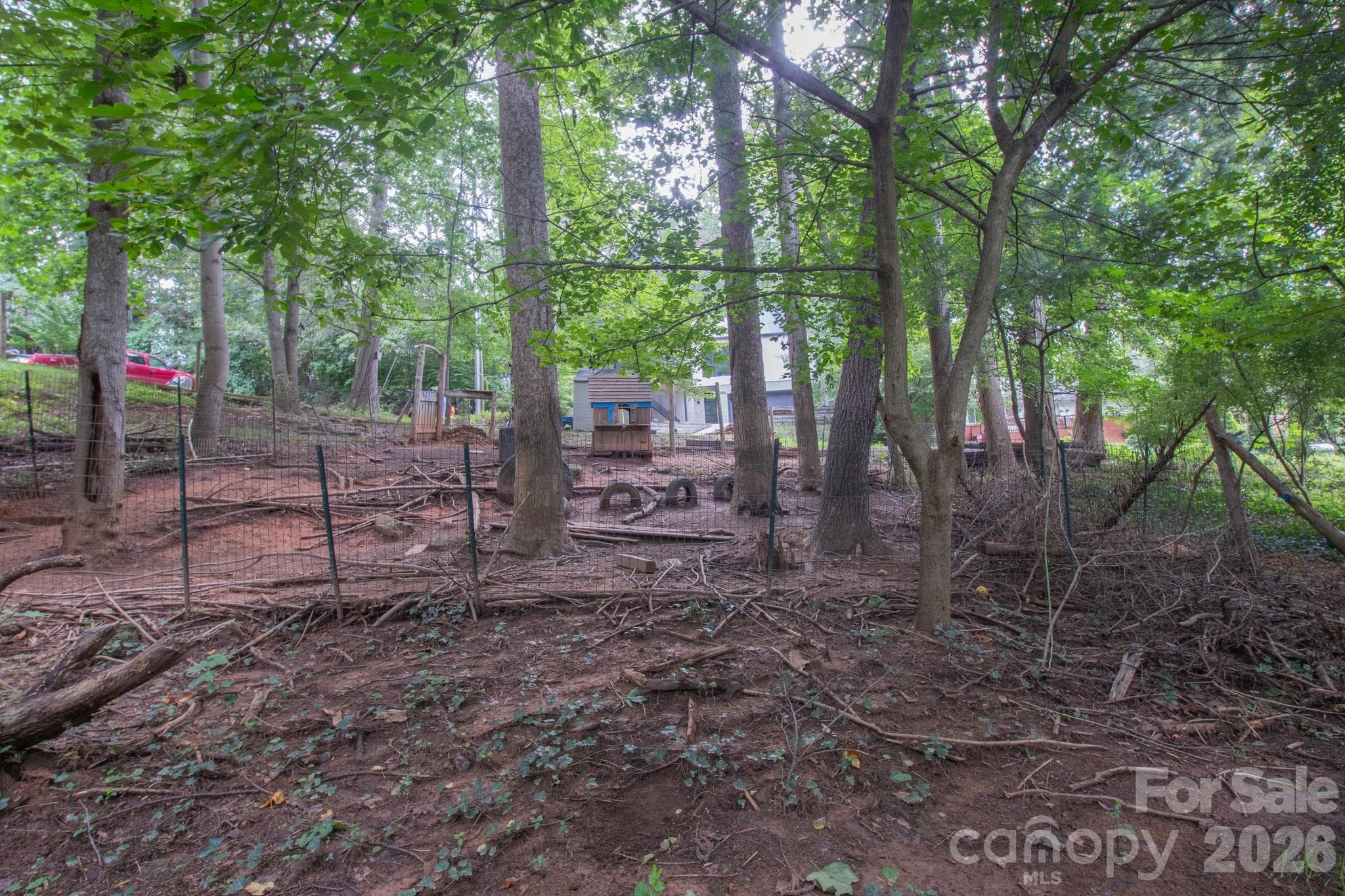 Goats and fencing not included with the land. - 99999 Rumbough Place, Asheville