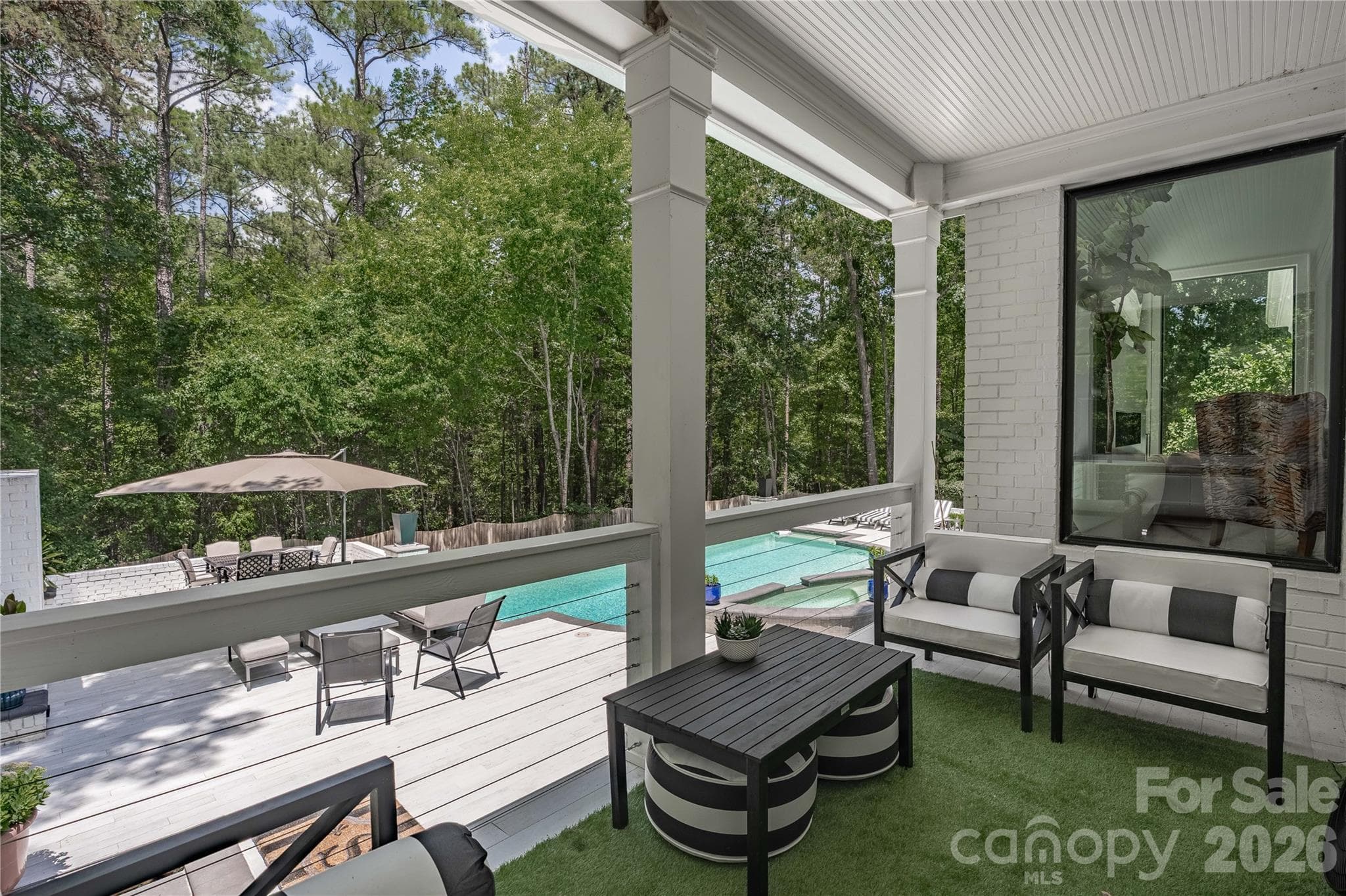 Second Covered Porch - 1000 Steeple Ridge Road, Irmo