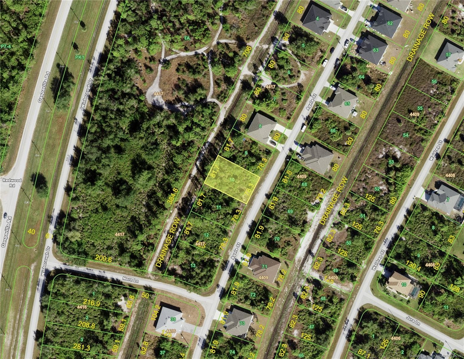 Land at 9211 AGATE ST, PORT CHARLOTTE, photo 2 of 4