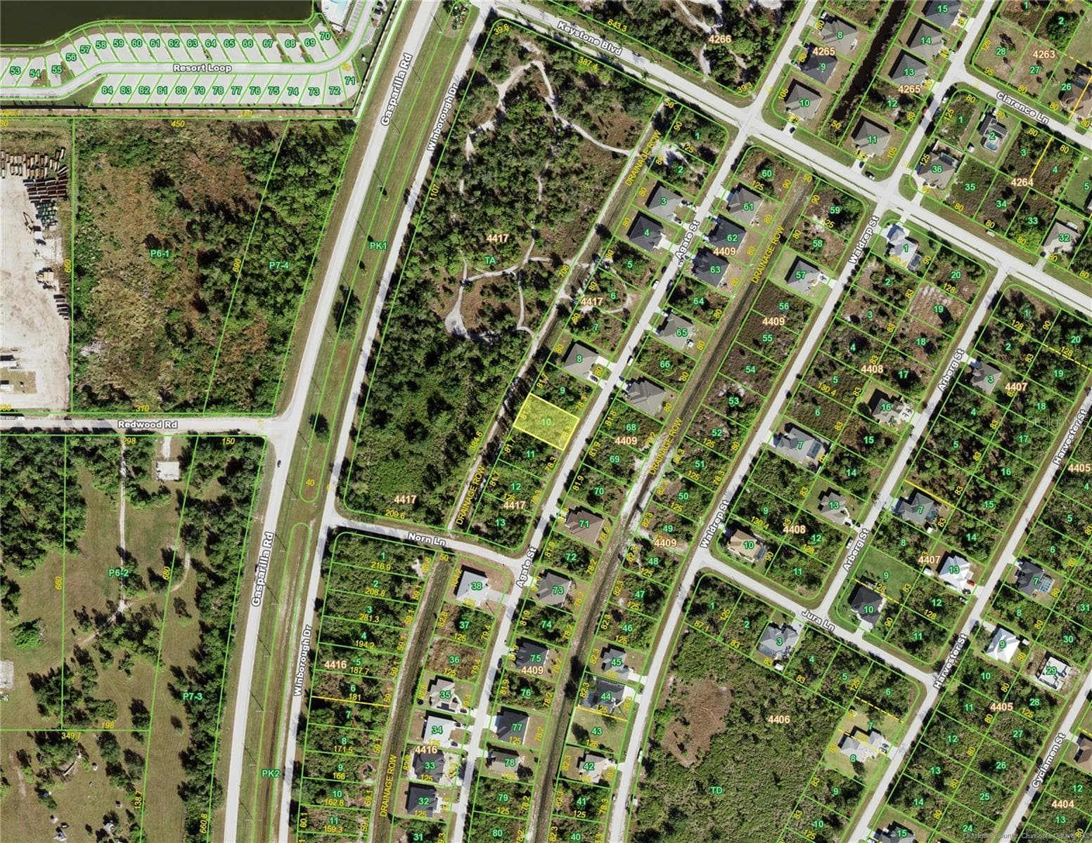 Land at 9211 AGATE ST, PORT CHARLOTTE, photo 3 of 4