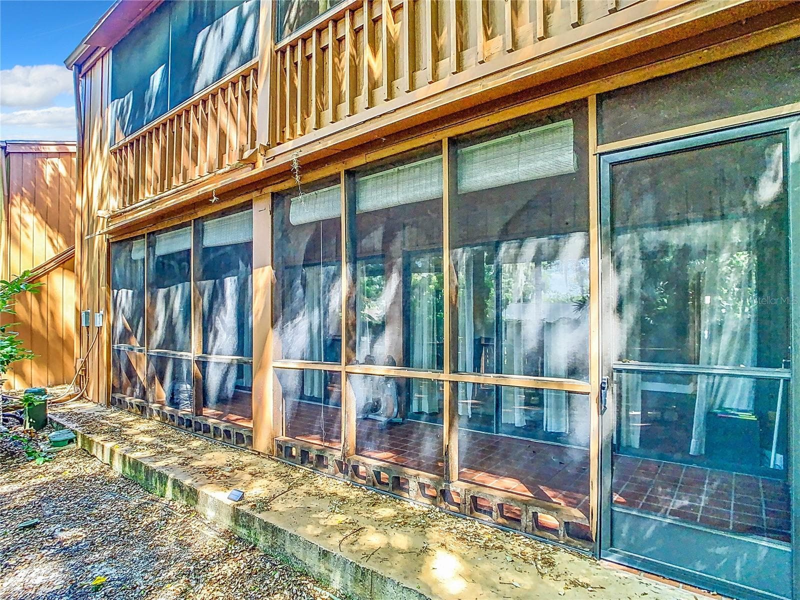Rear of home with large screened porch - 976 E MICHIGAN ST #A, ORLANDO