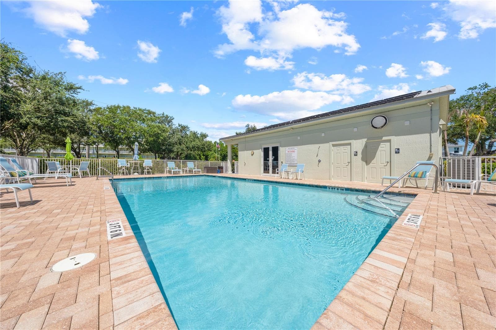 Condo amenity - Pool with Club House - 13570 MYSTIC DR #102, SEBASTIAN