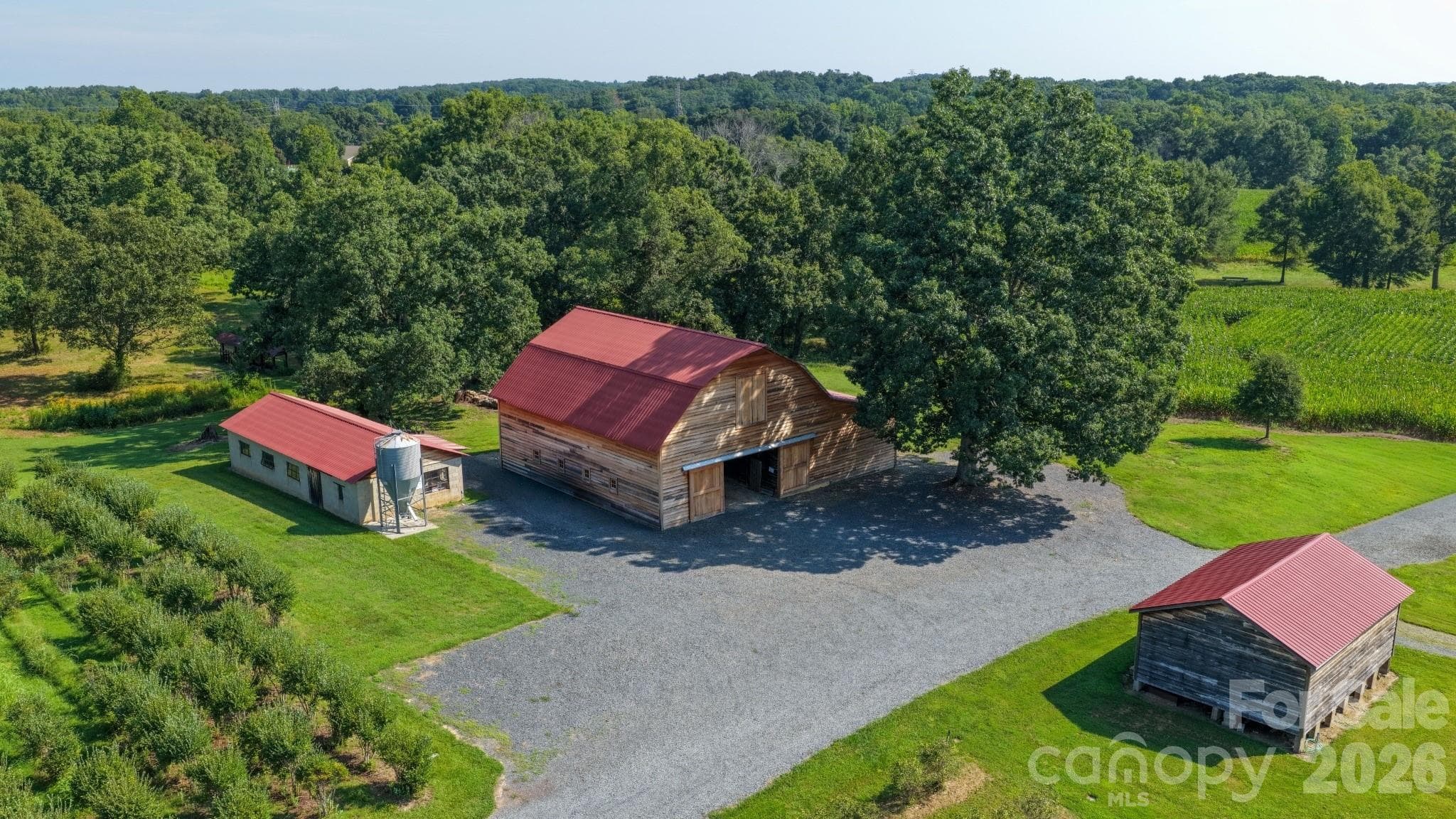 54.04 acres of protected farmland with agricultural infrastructure and income-producing potential - Albemarle