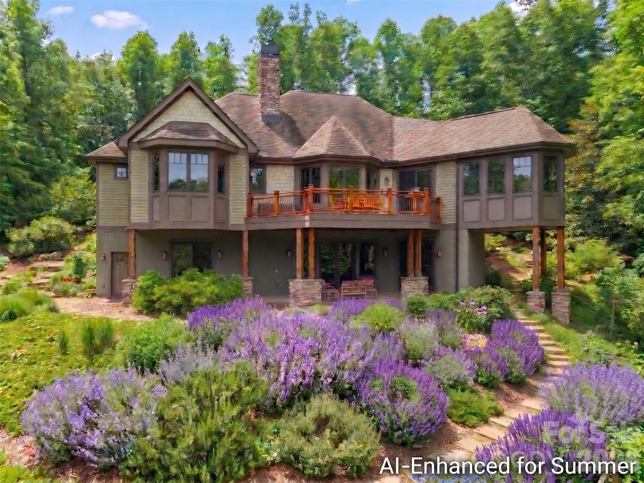 Rear - Summer - Hendersonville