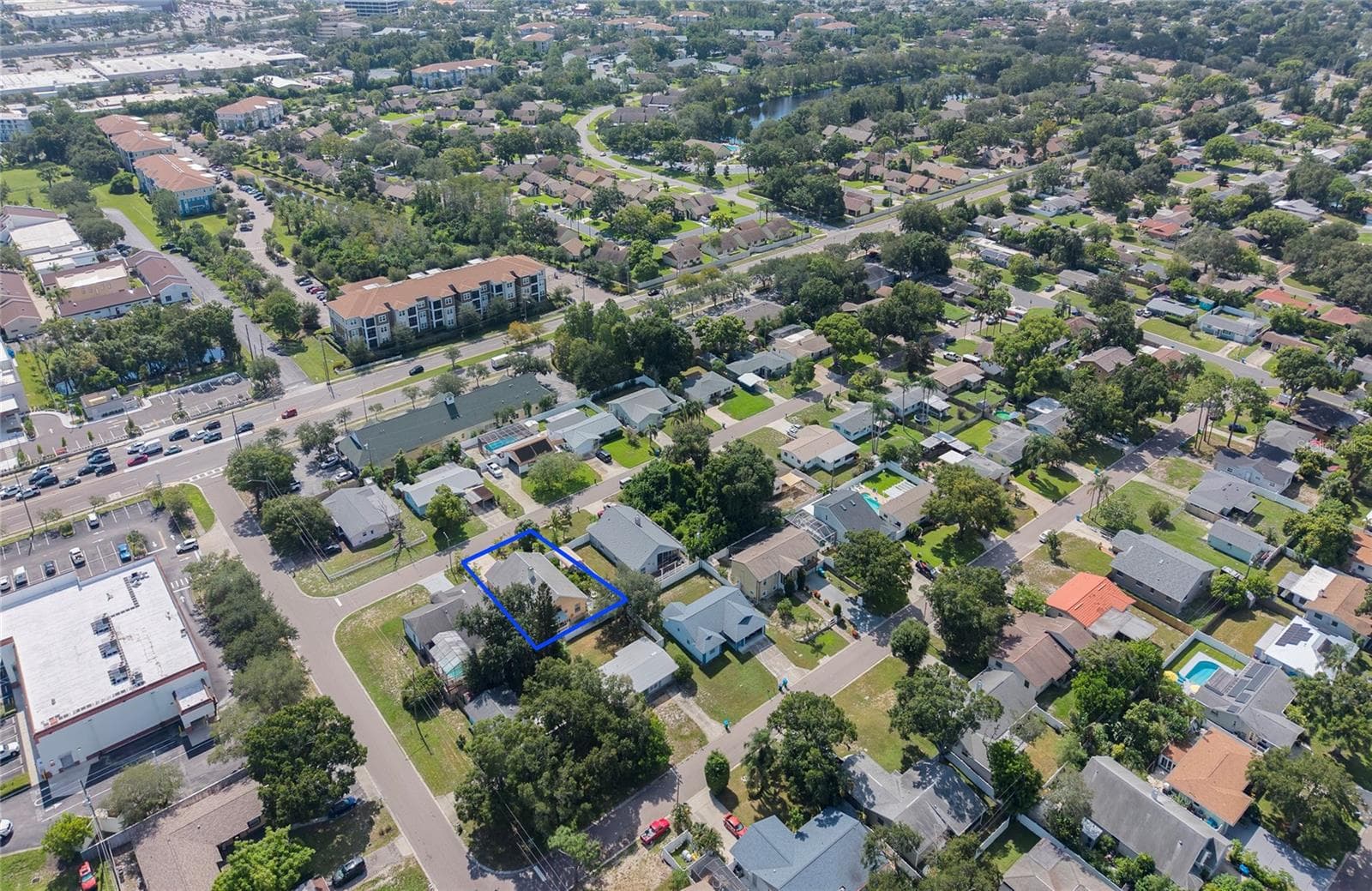 Ariel photo. (8) - 1150 OAKWOOD DR, DUNEDIN