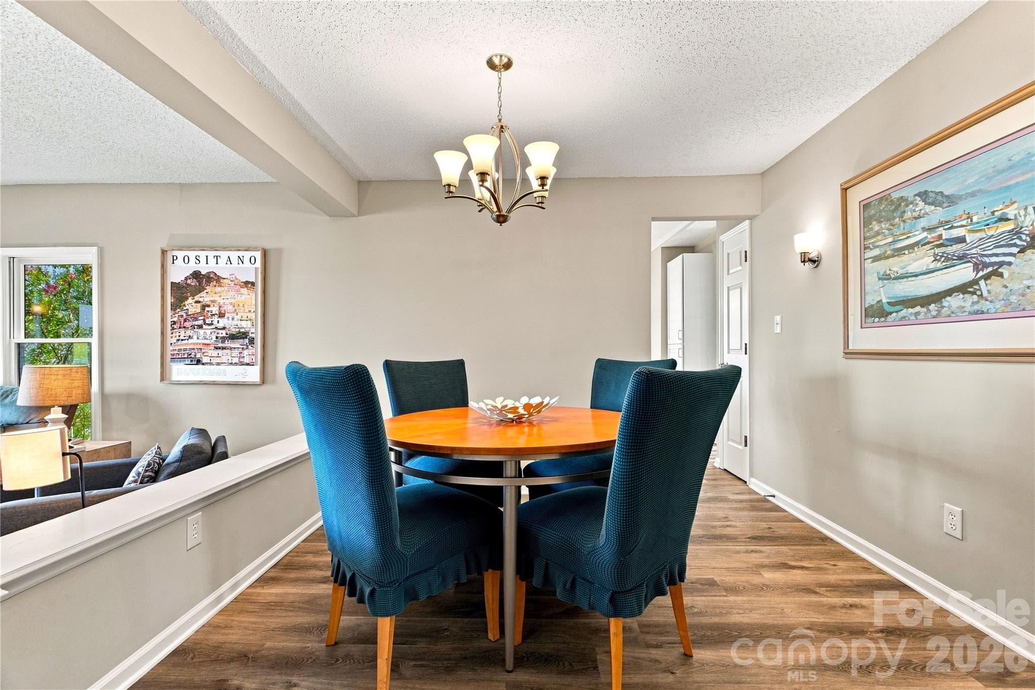 Dining area - is open to Great Room - 9031 J M Keynes Drive, Charlotte