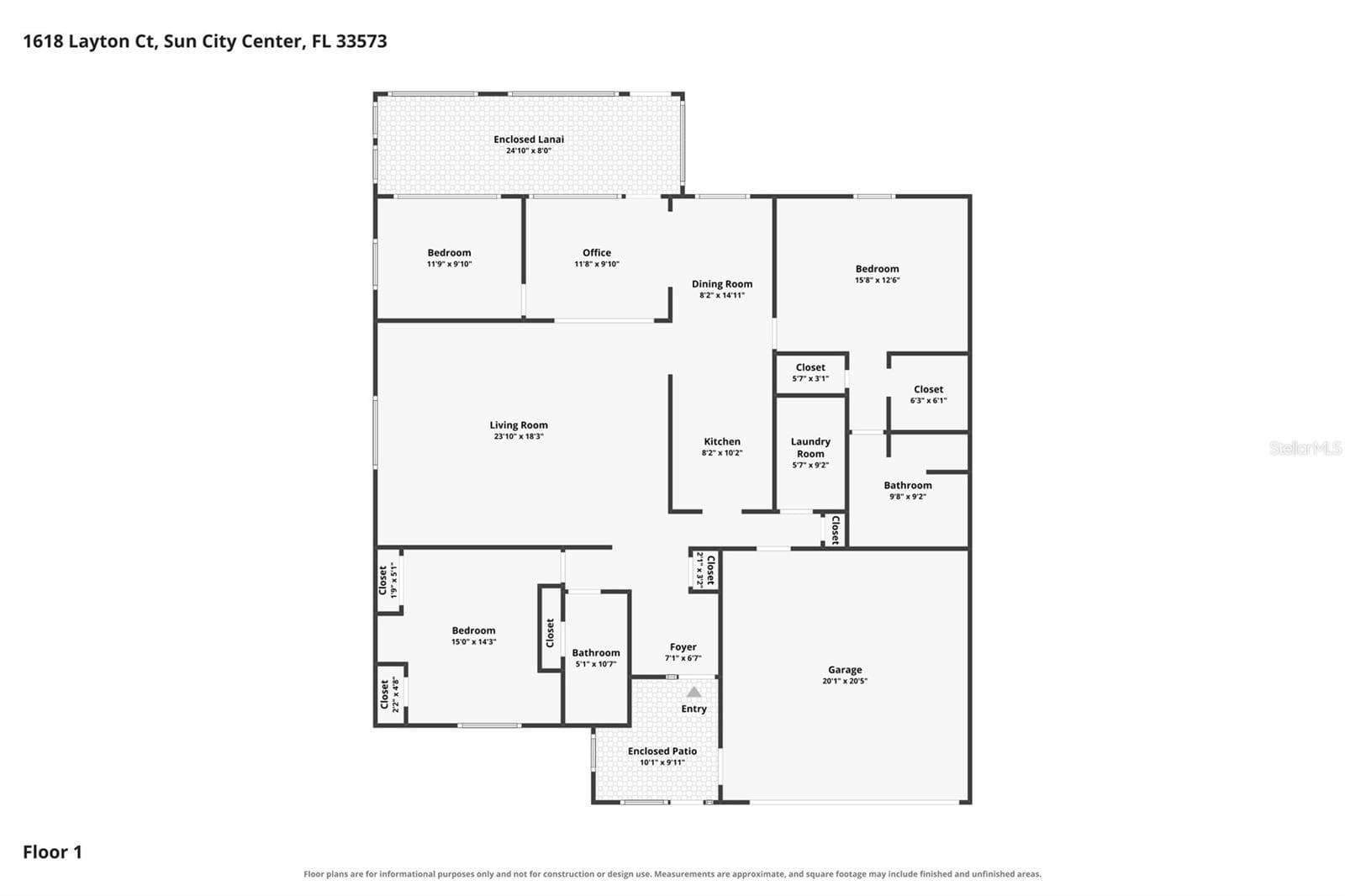 Condominium at 1618 LAYTON CT, SUN CITY CENTER, photo 37 of 48