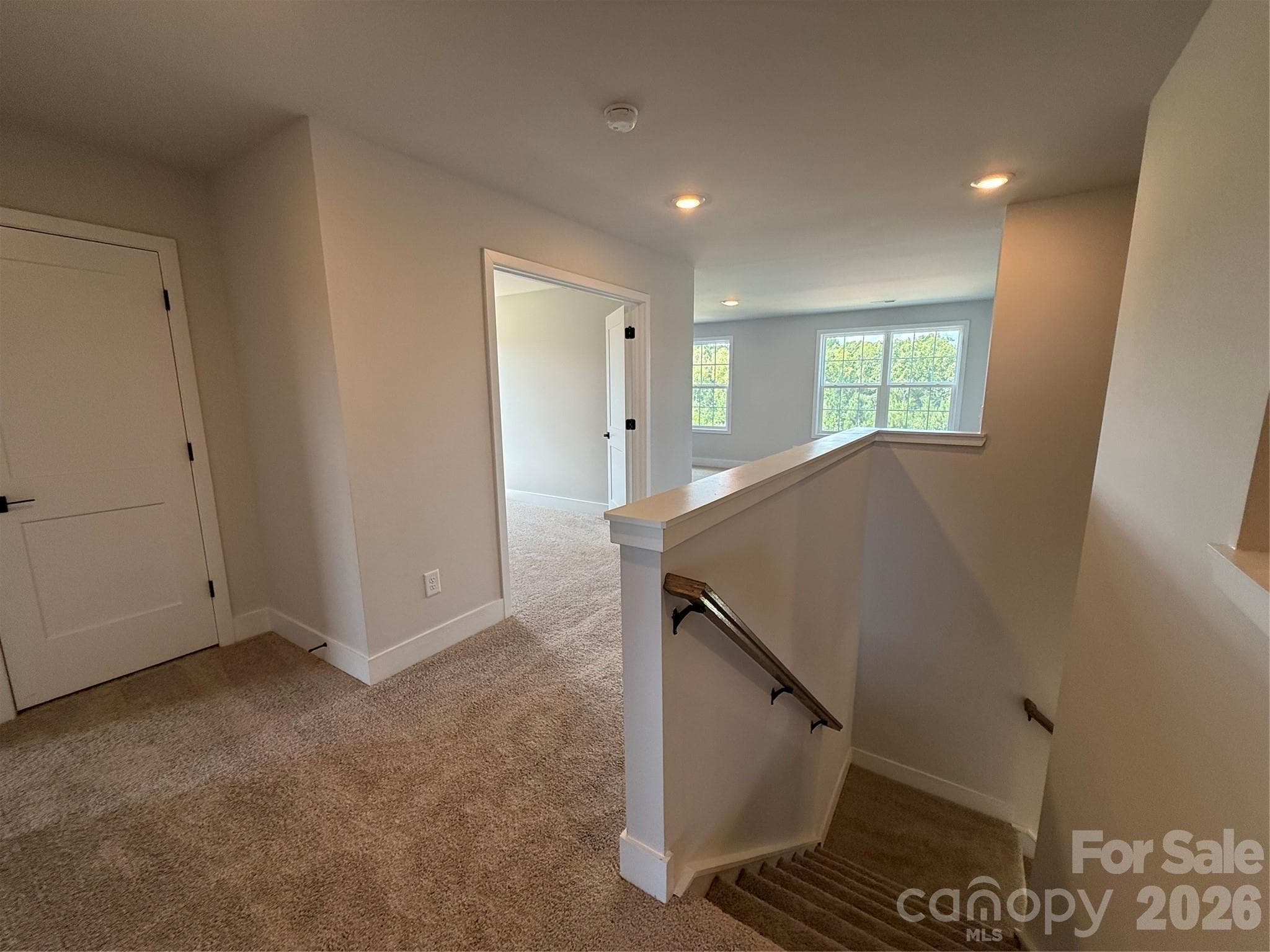 Upstairs Hallway leading to Loft - 158 Kerr Walk Drive, Statesville